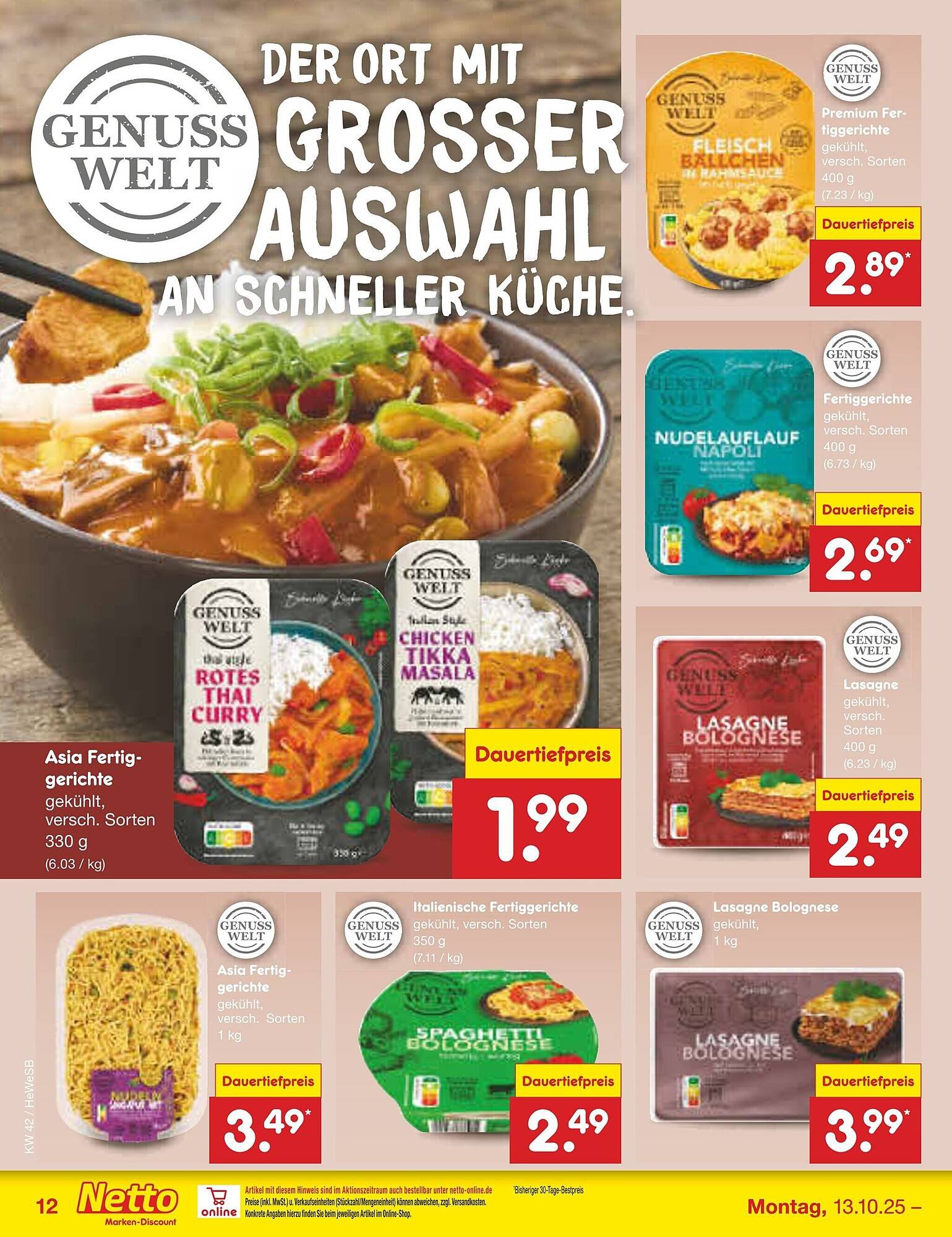 Netto Marken-Discount Prospekt (2025-10-13 - 2025-10-18)