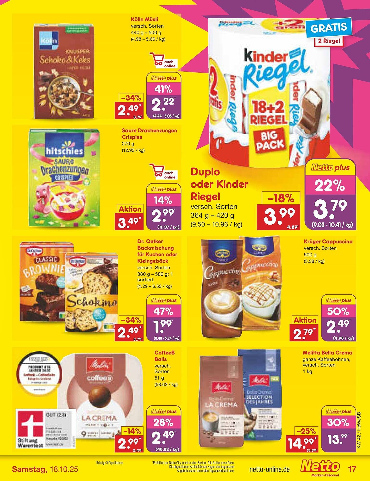 Netto Marken-Discount Prospekt (2025-10-13 - 2025-10-18)