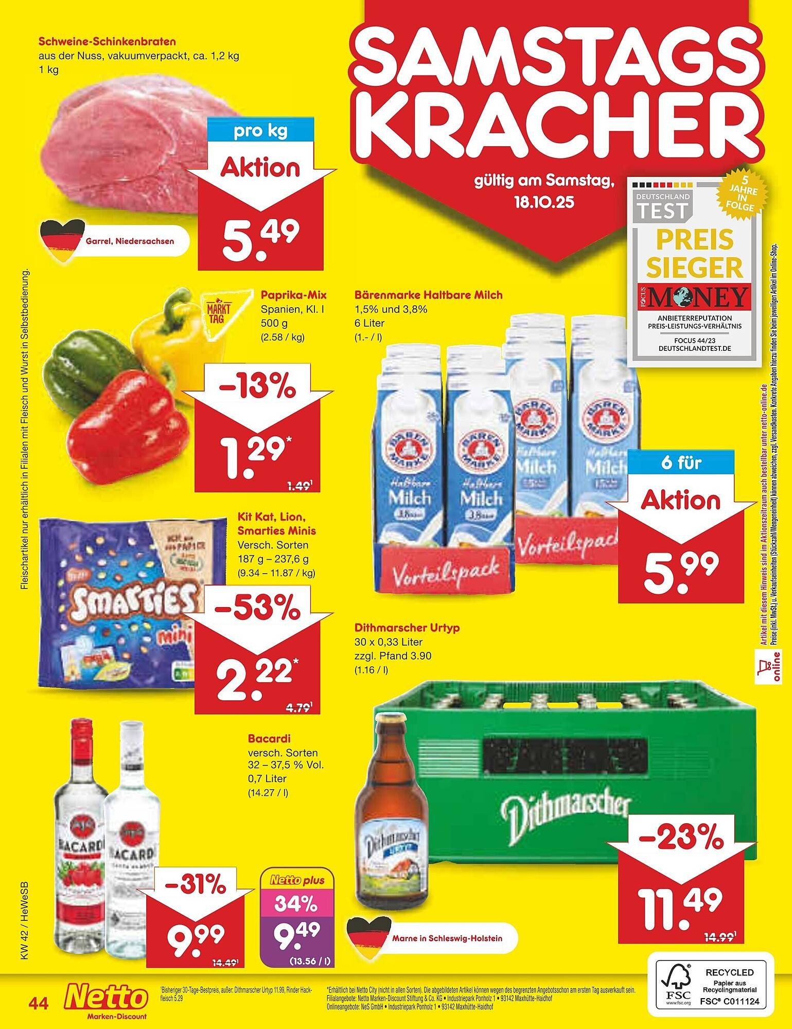Netto Marken-Discount Prospekt (2025-10-13 - 2025-10-18)