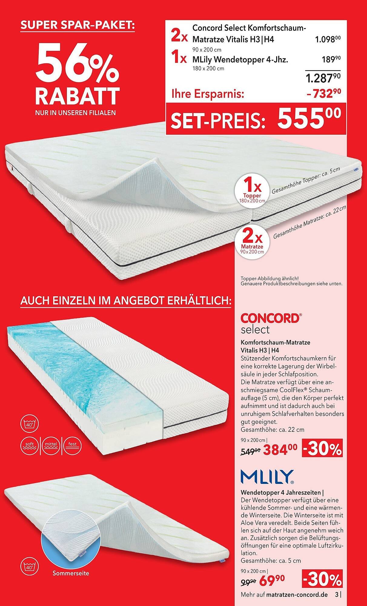 Matratzen Concord Prospekt