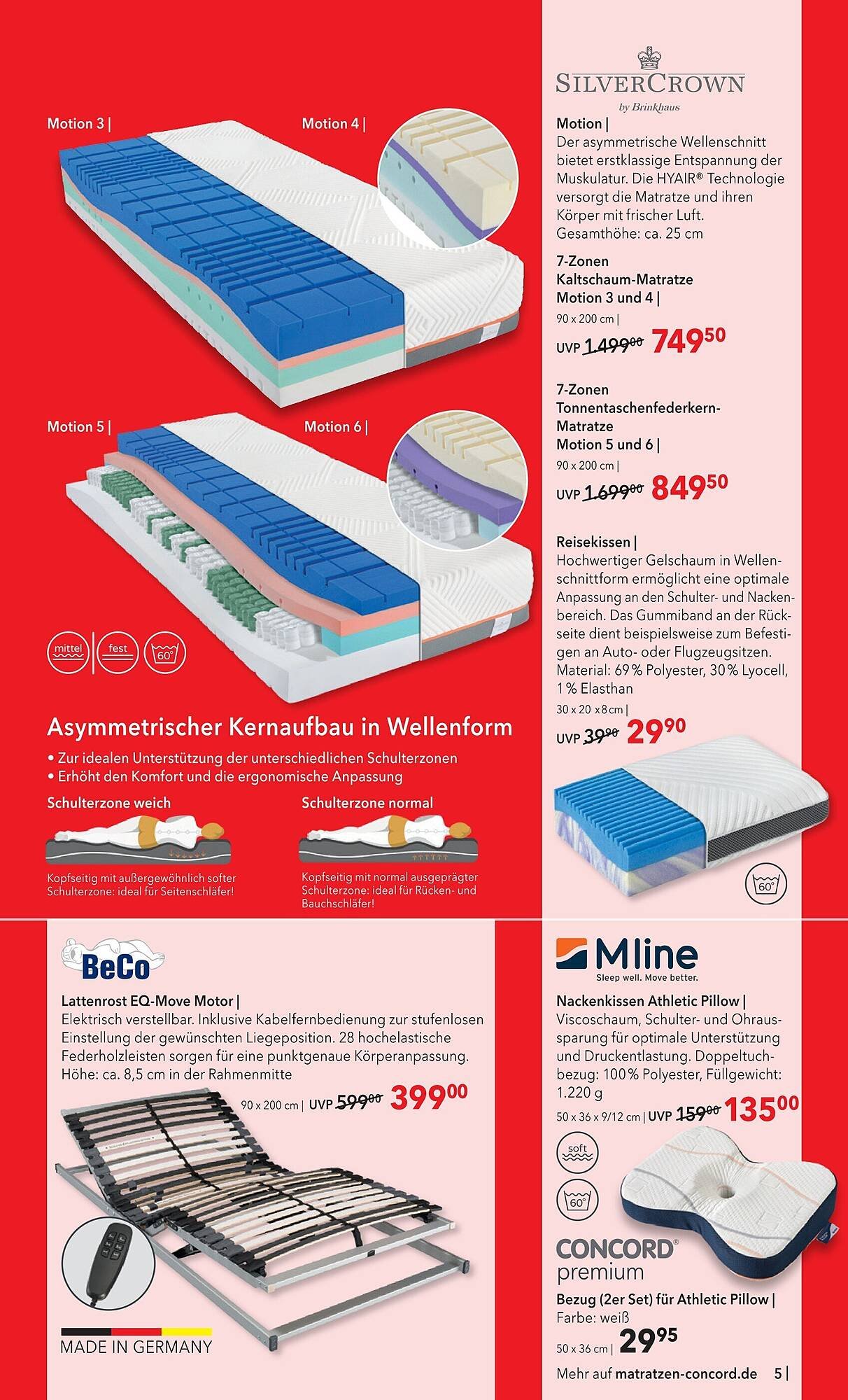 Matratzen Concord Prospekt