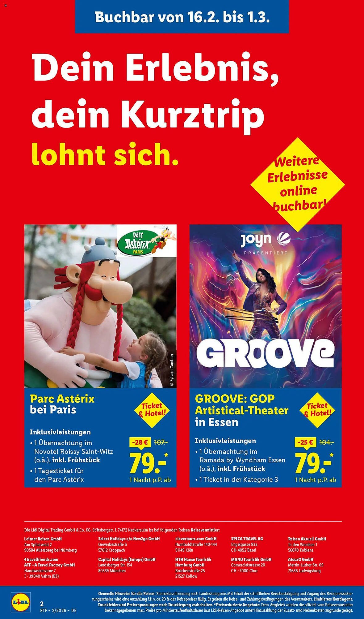 Lidl Reisen Prospekt