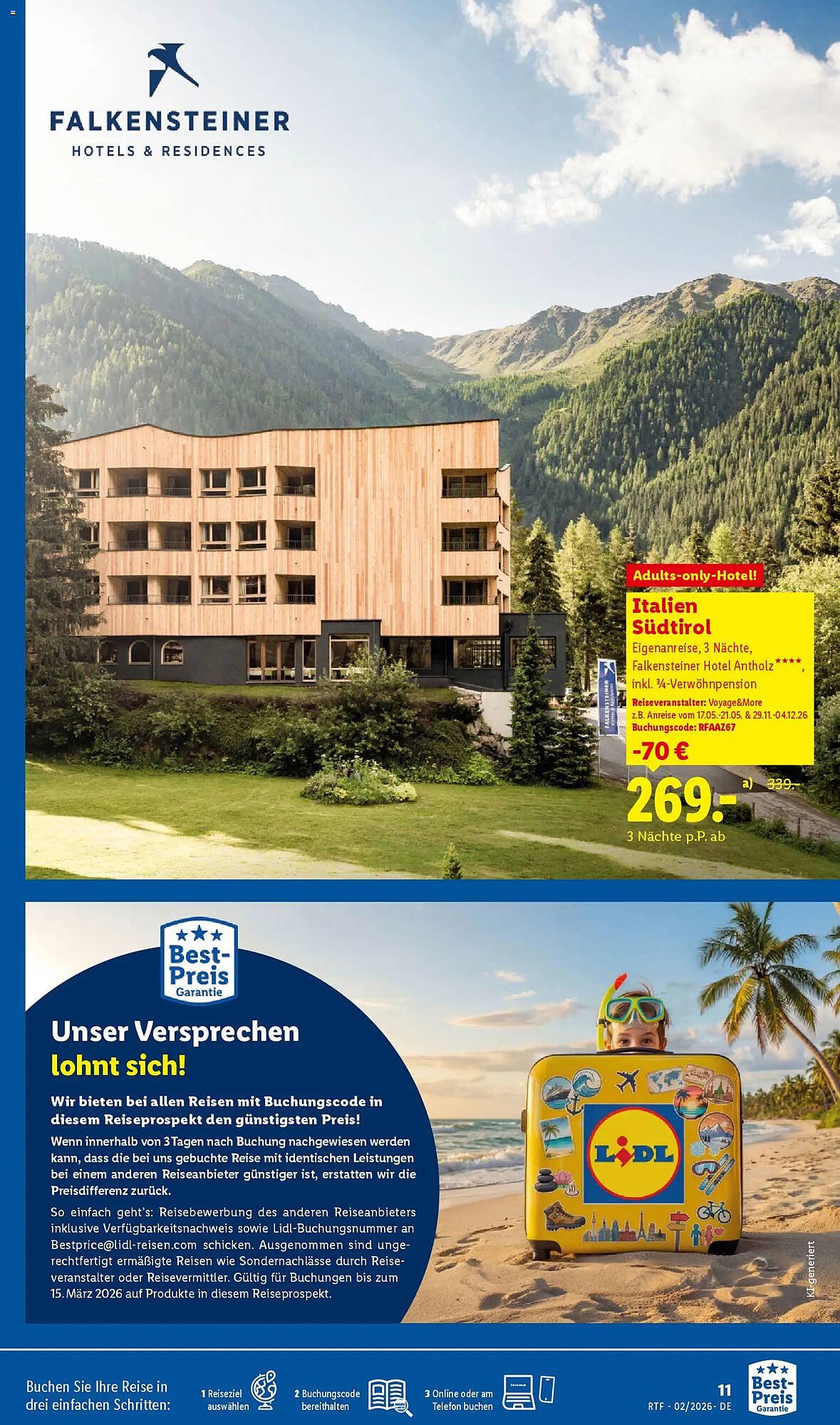 Lidl Reisen Prospekt