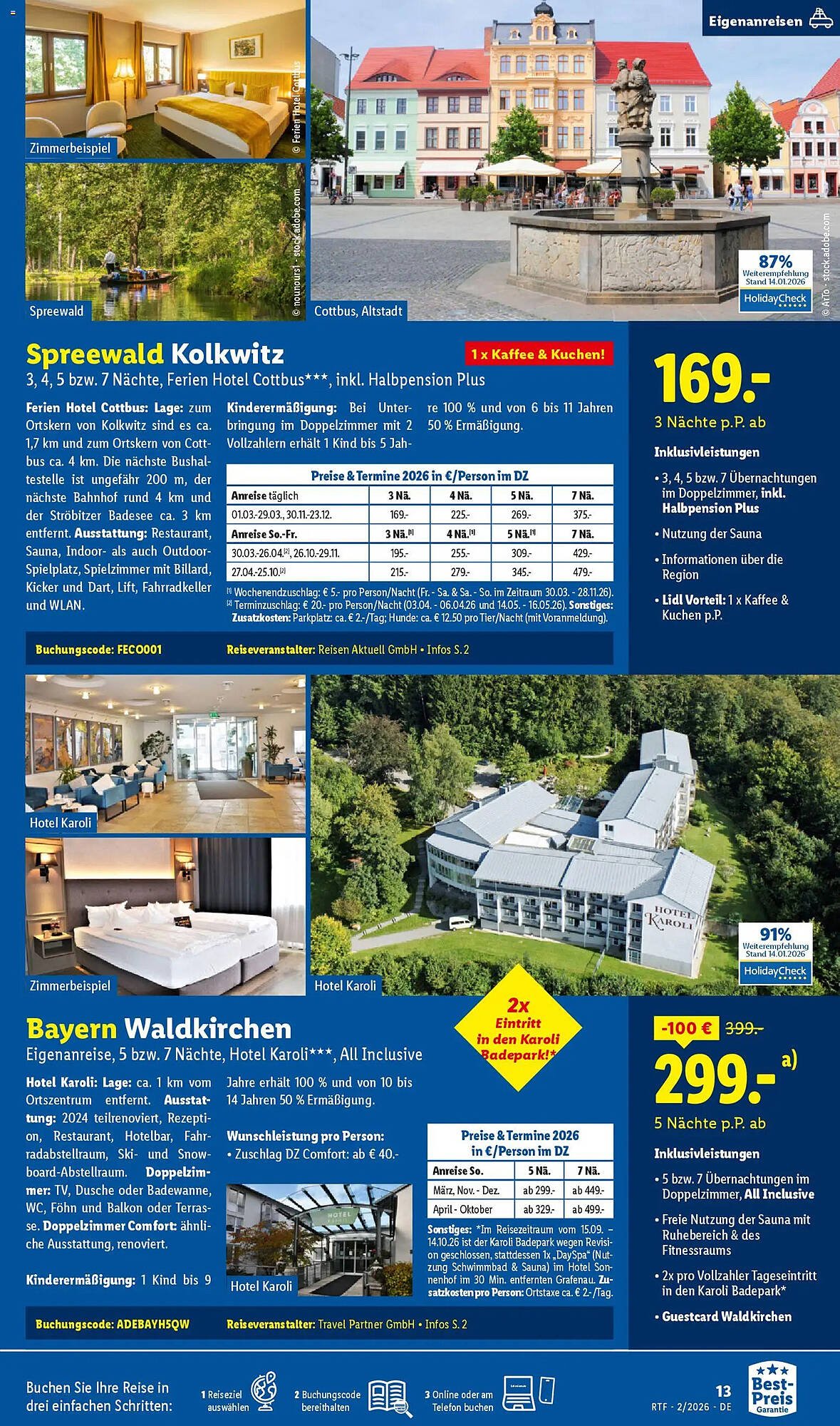 Lidl Reisen Prospekt