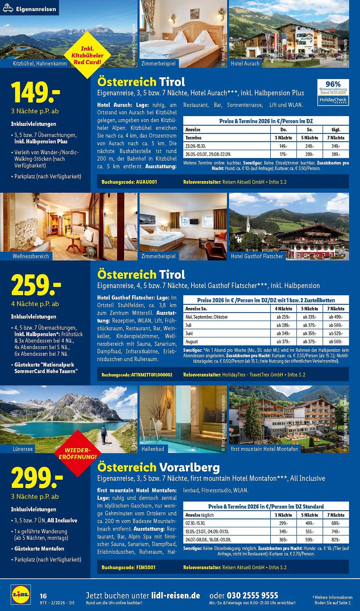 Lidl Reisen Prospekt