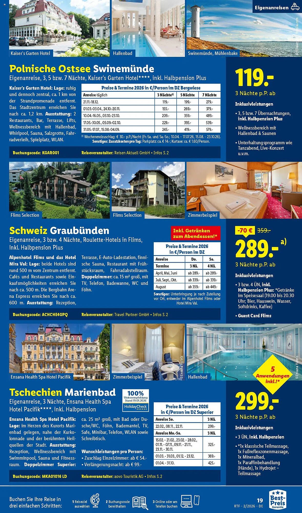 Lidl Reisen Prospekt