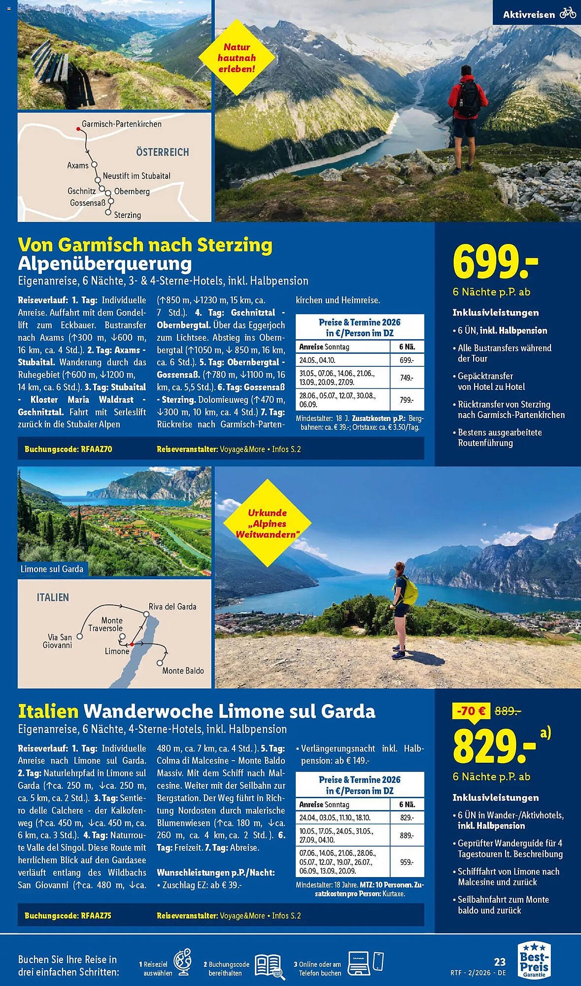 Lidl Reisen Prospekt