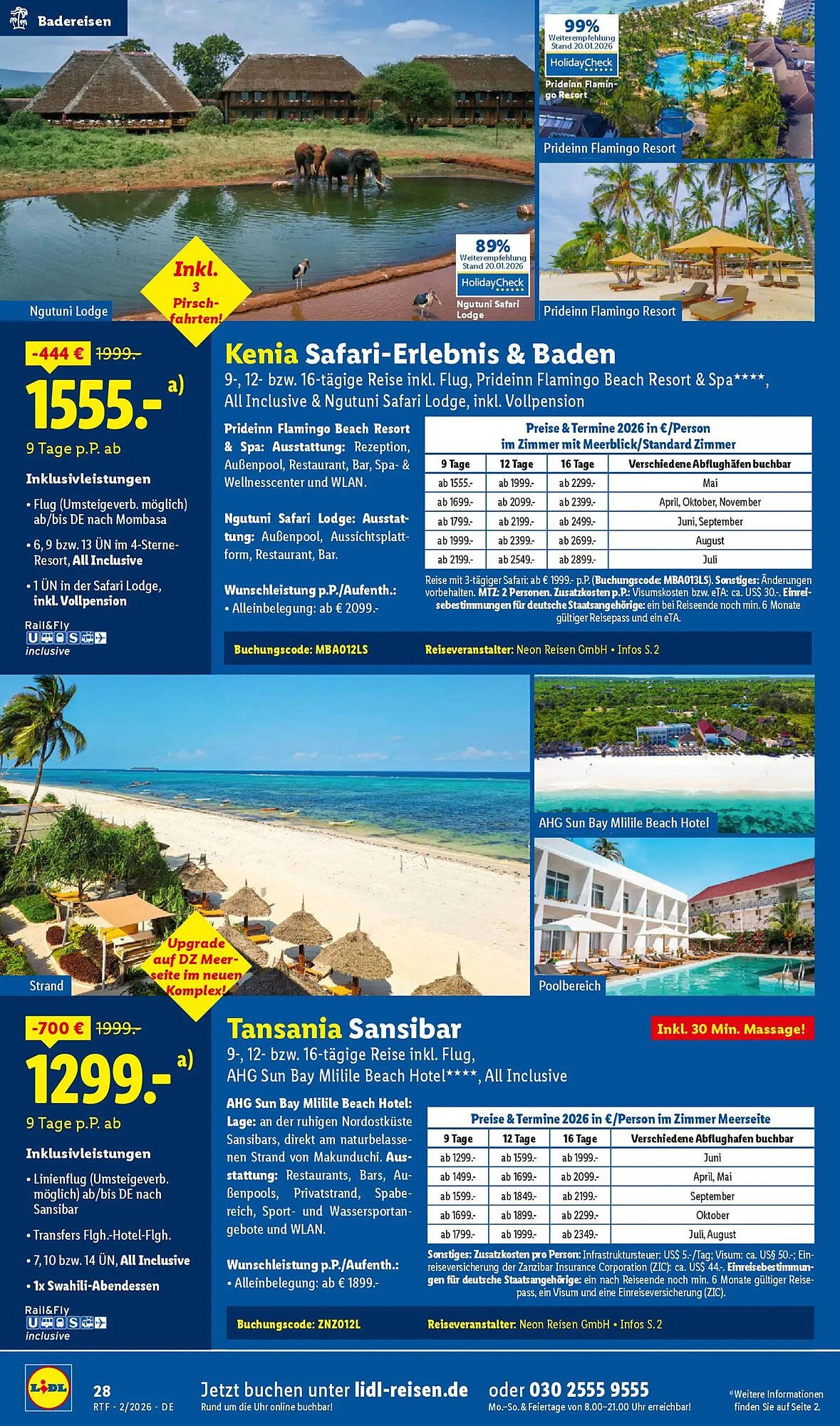 Lidl Reisen Prospekt