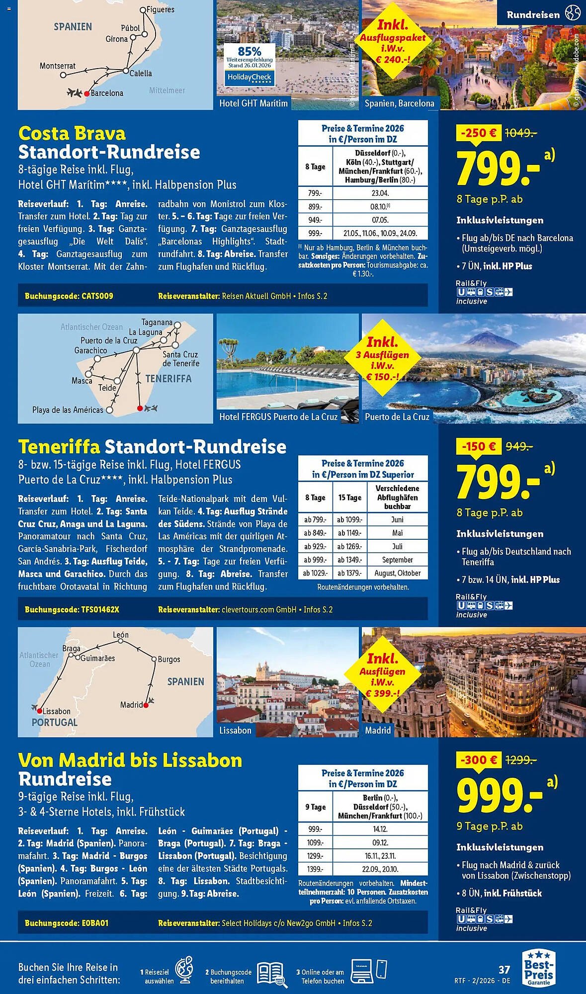 Lidl Reisen Prospekt