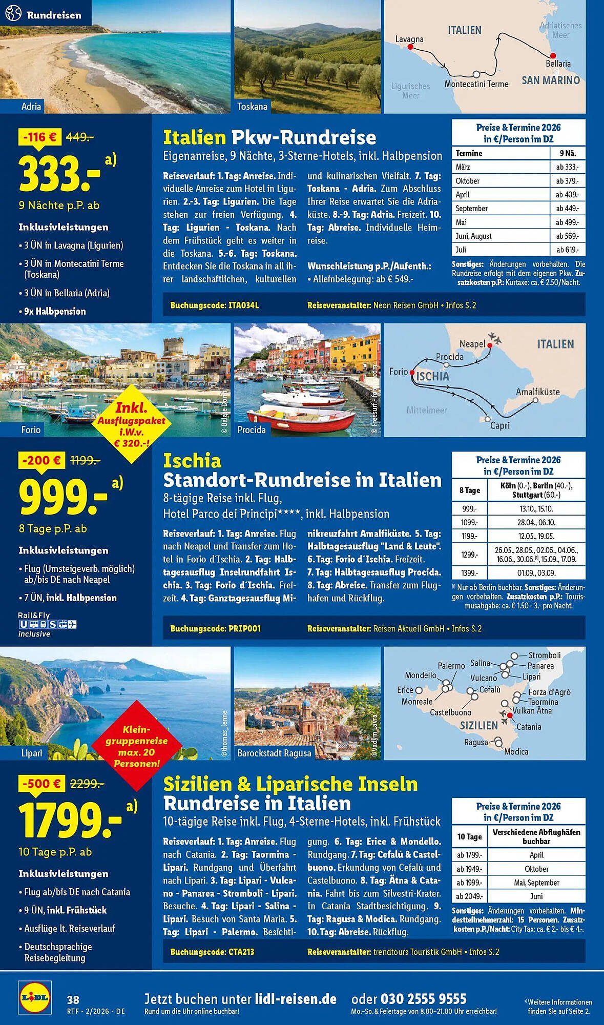 Lidl Reisen Prospekt