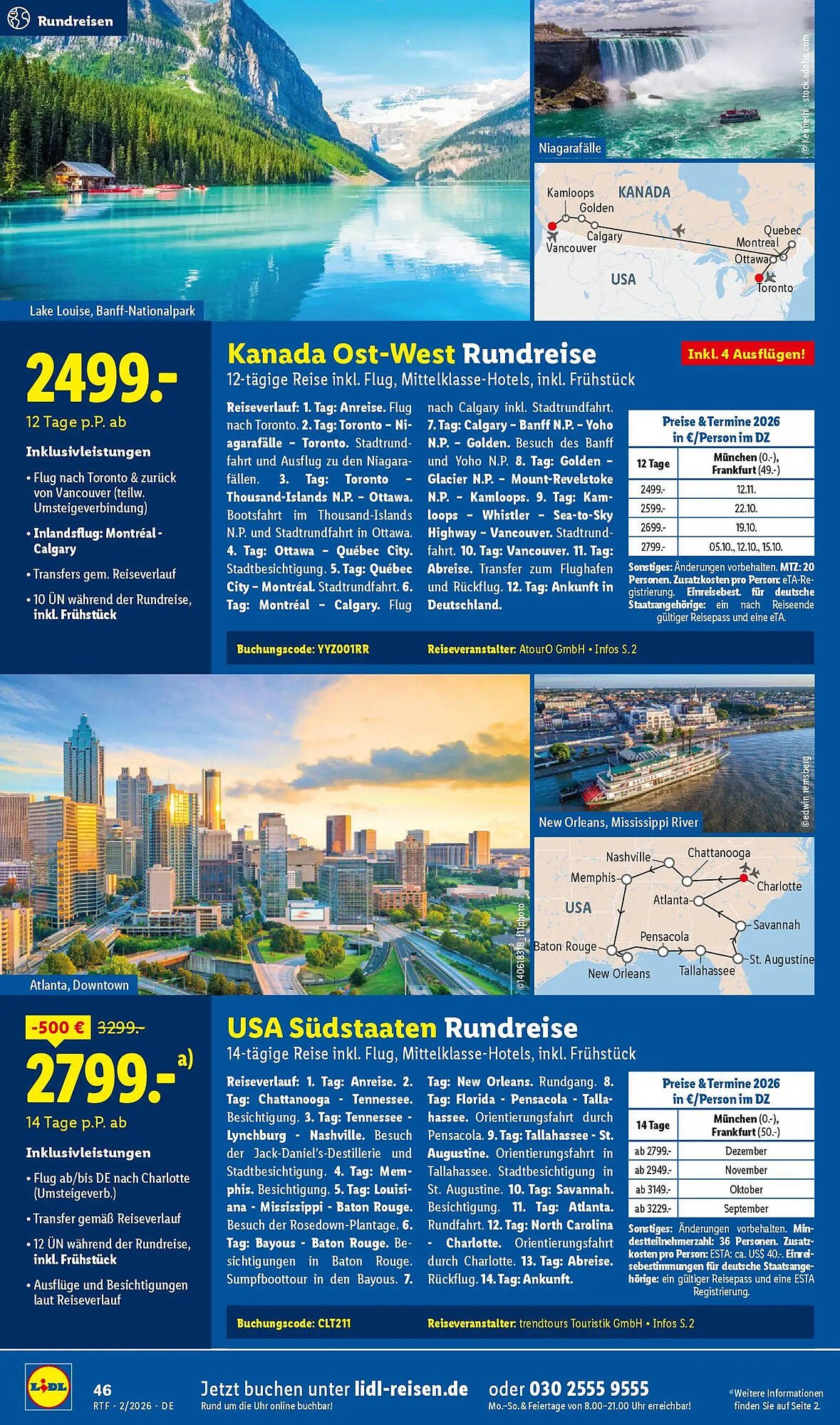 Lidl Reisen Prospekt