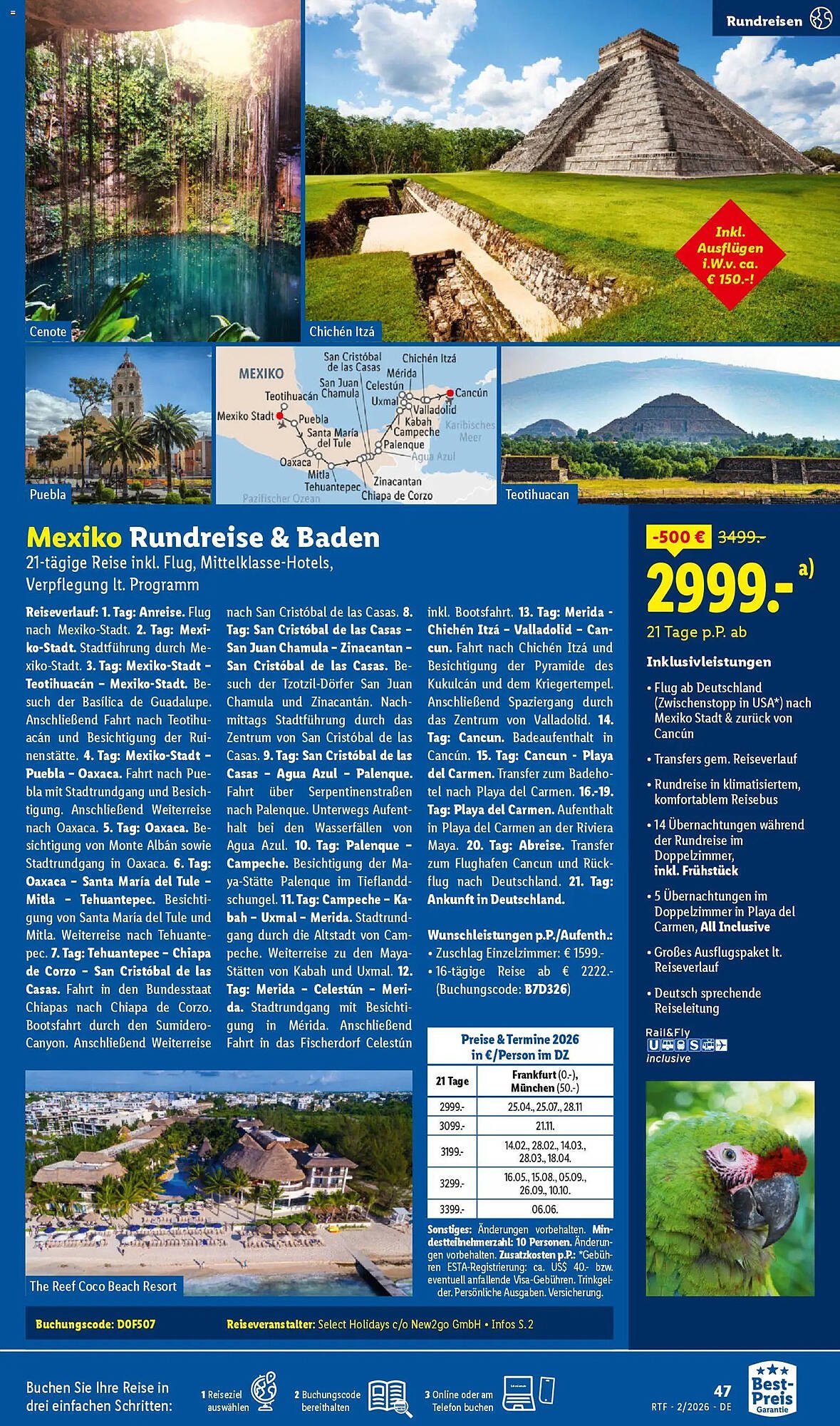 Lidl Reisen Prospekt