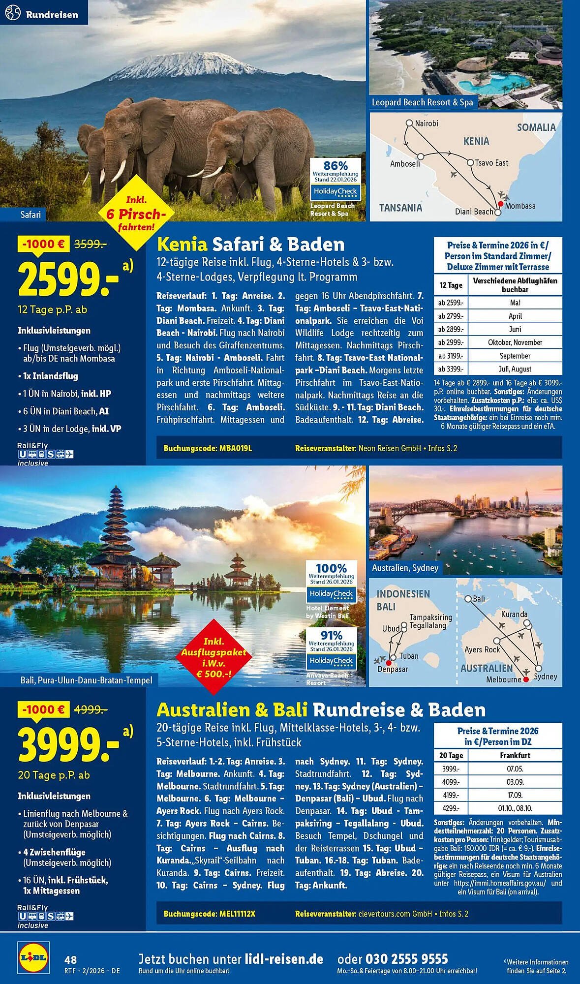 Lidl Reisen Prospekt