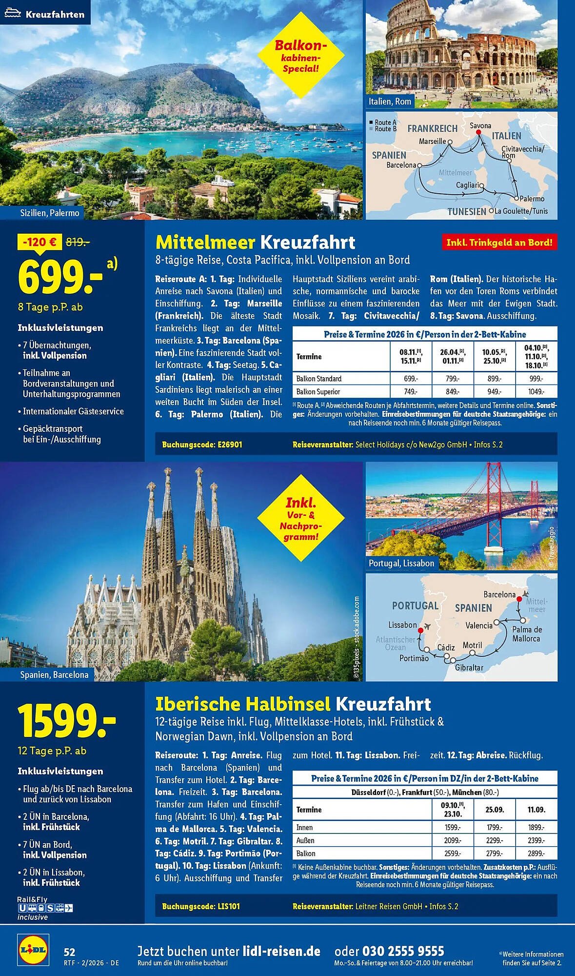 Lidl Reisen Prospekt