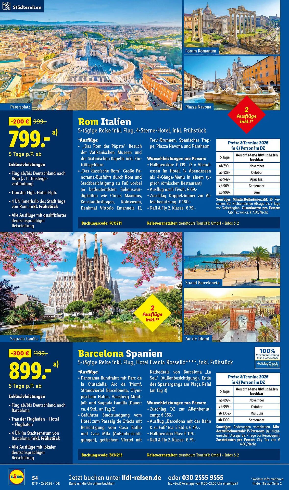 Lidl Reisen Prospekt