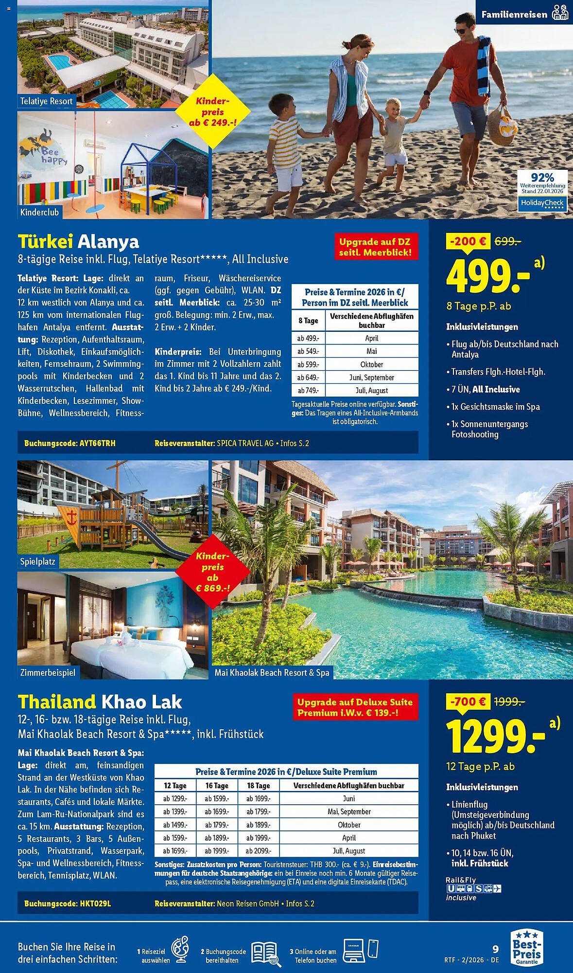 Lidl Reisen Prospekt