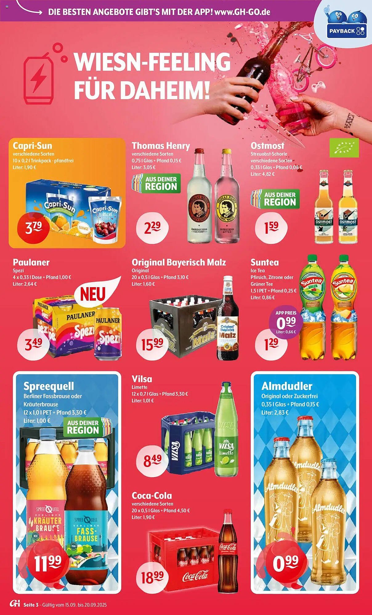 Trink und Spare Prospekt (2025-09-15 - 2025-09-20) | 3