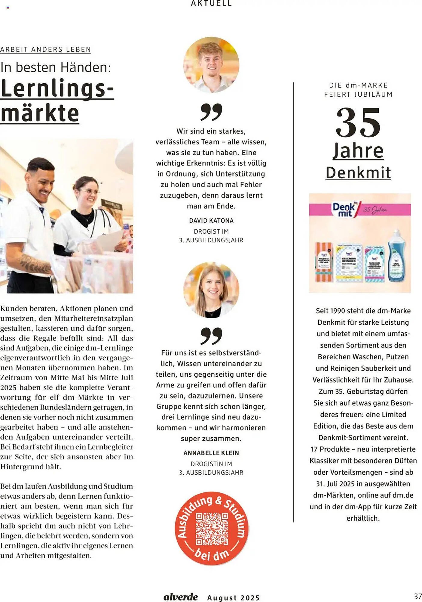 dm drogerie Prospekt (2025-08-01 - 2025-08-31)