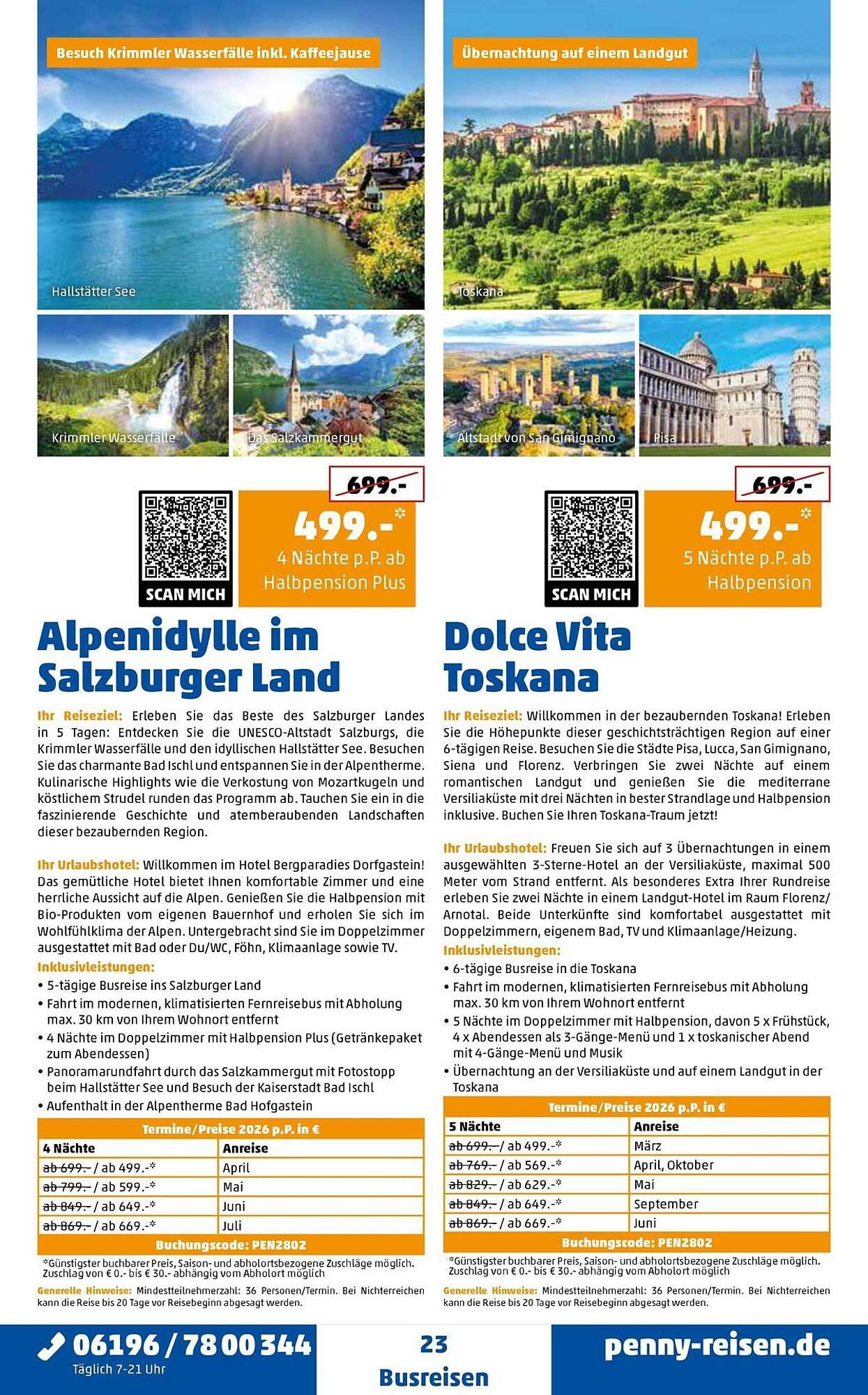 Penny Reisen Prospekt