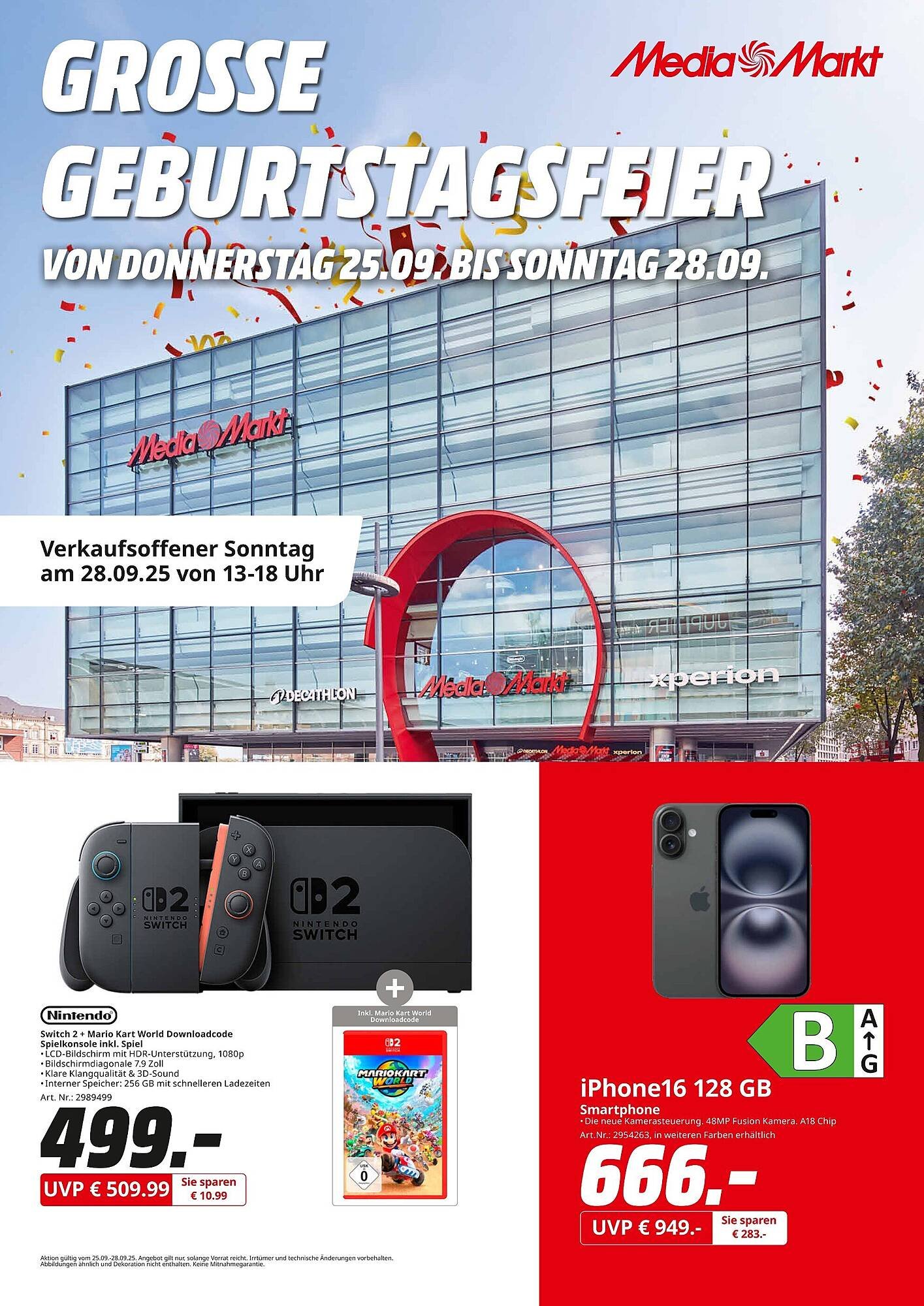 MediaMarkt Prospekt (2025-09-25 - 2025-09-28) | 1