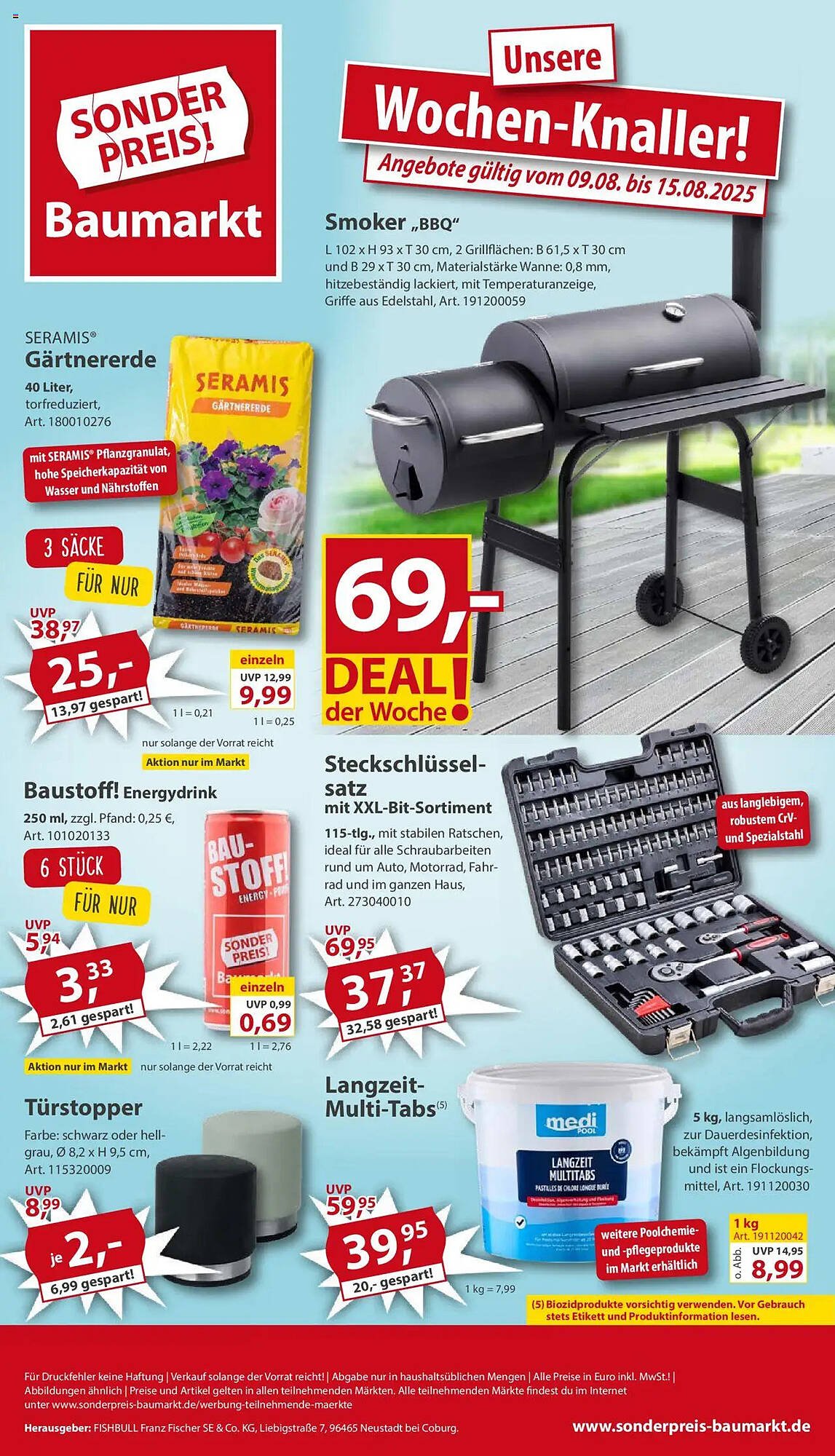 Sonderpreis Baumarkt Prospekt (2025-08-08 - 2025-08-15) | 1