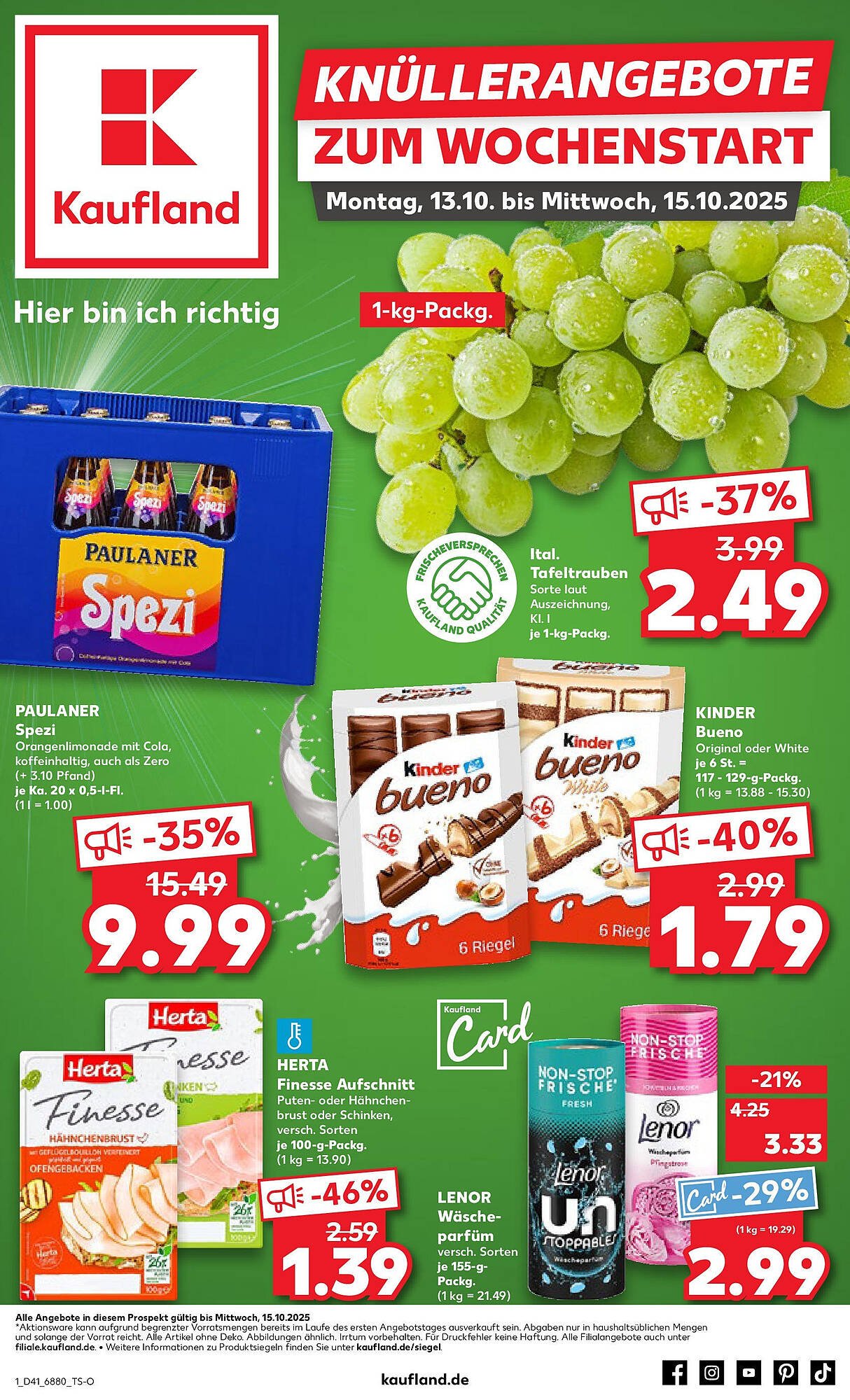 Kaufland Prospekt (2025-10-12 - 2025-10-15) | 1