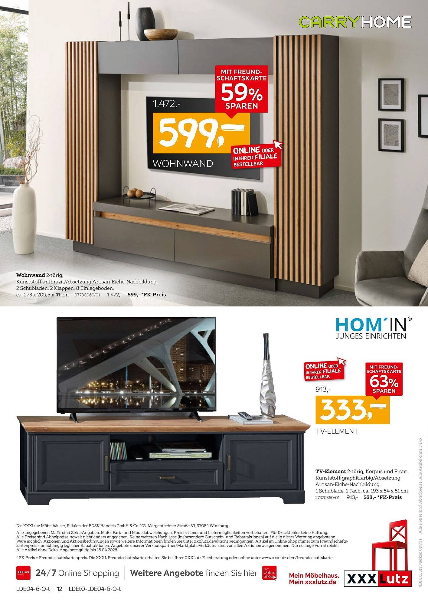 XXXLutz Prospekt (2026-04-06 - 2026-04-19)