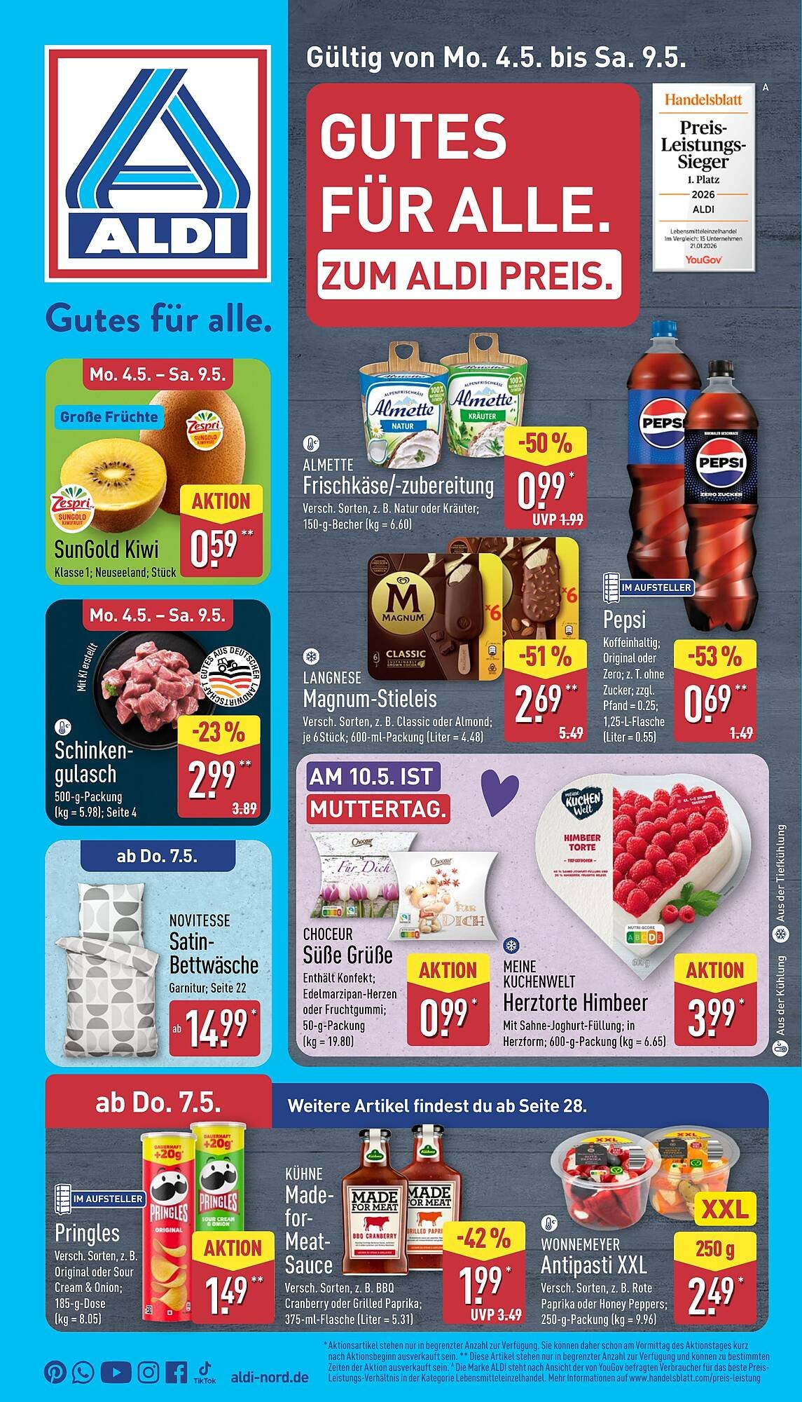 Aldi Nord Prospekt (2026-05-04 - 2026-05-09)