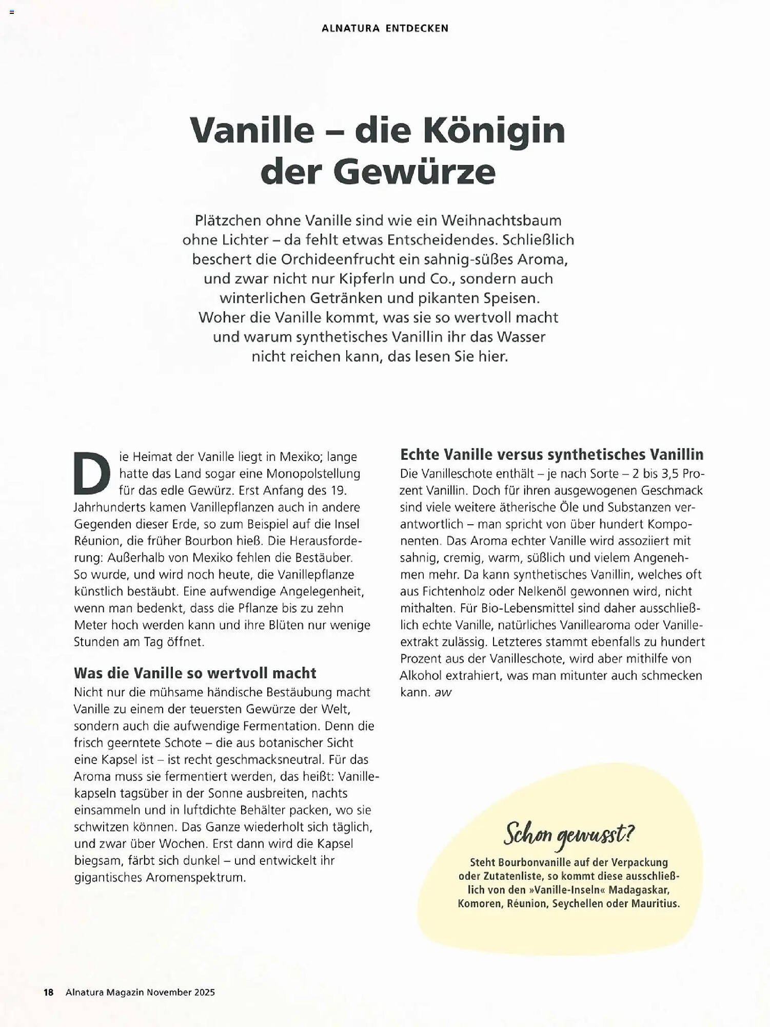 Alnatura Prospekt (2025-11-01 - 2025-11-30) | 18