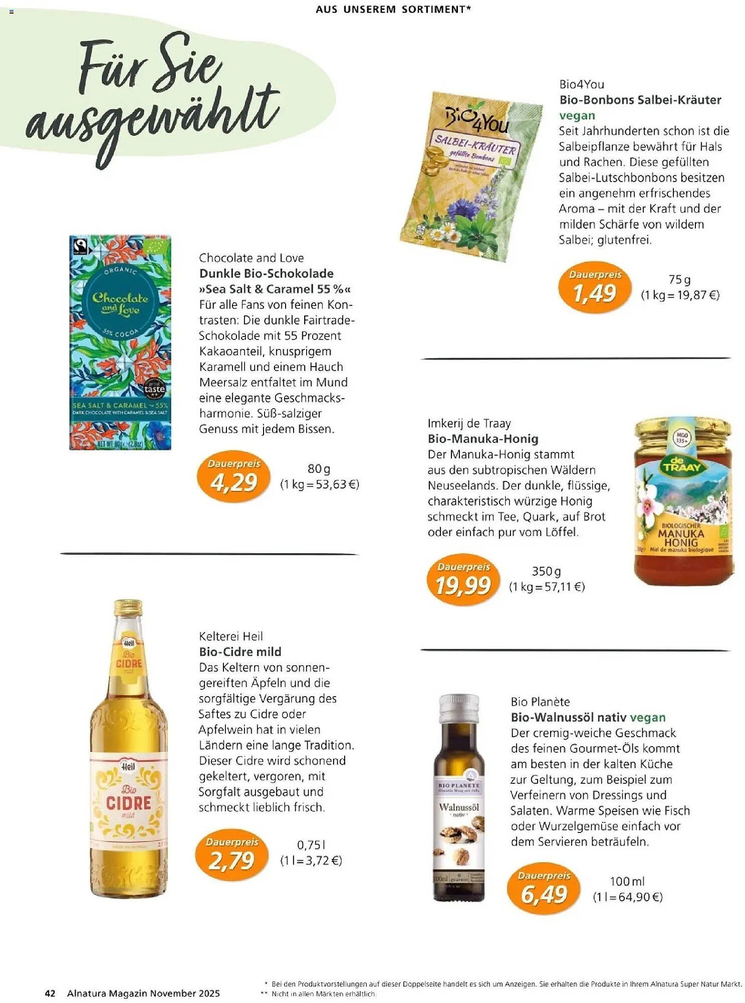 Alnatura Prospekt (2025-11-01 - 2025-11-30) | 42