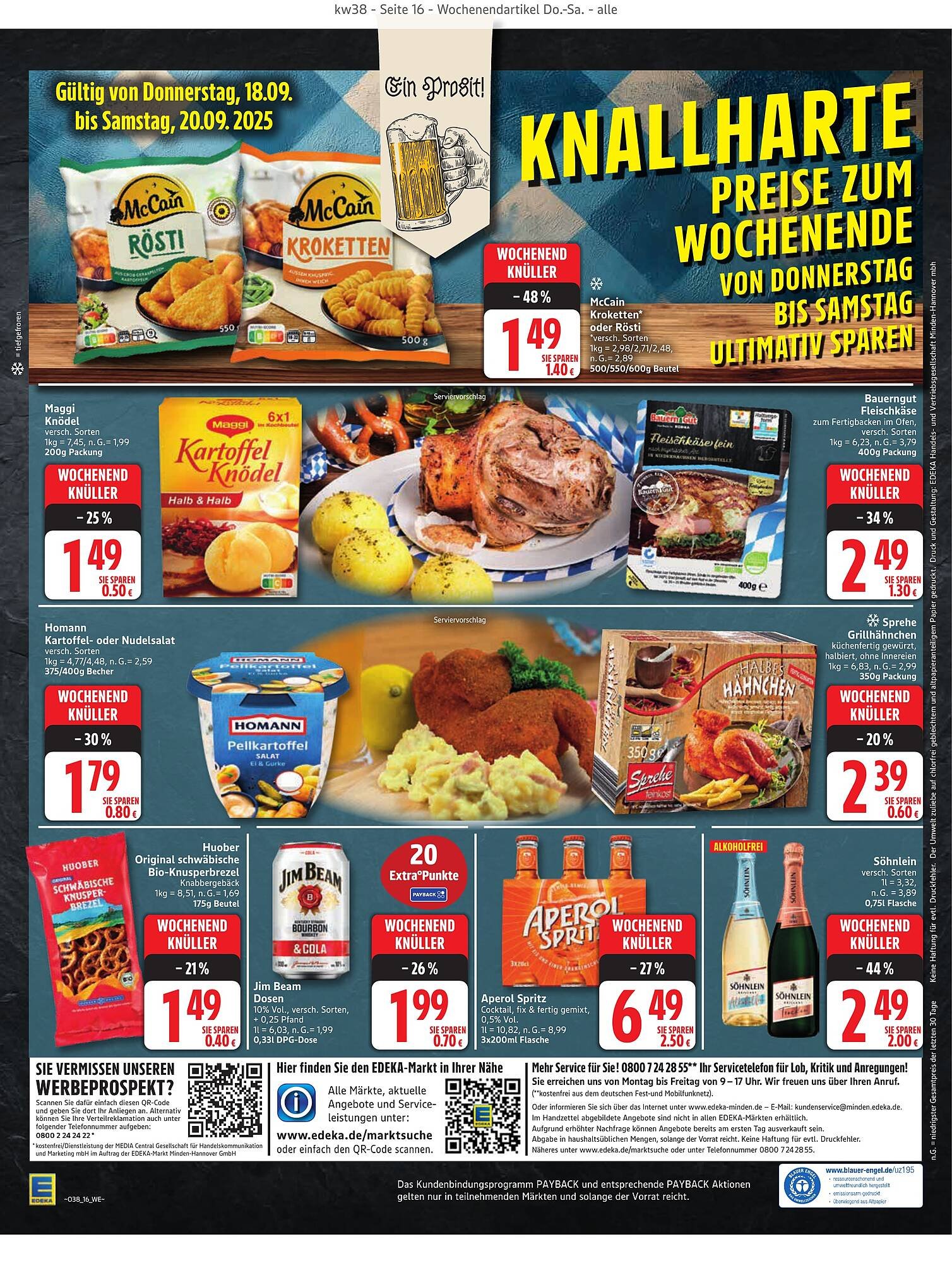 Edeka Prospekt (2025-09-15 - 2025-09-20) | 16