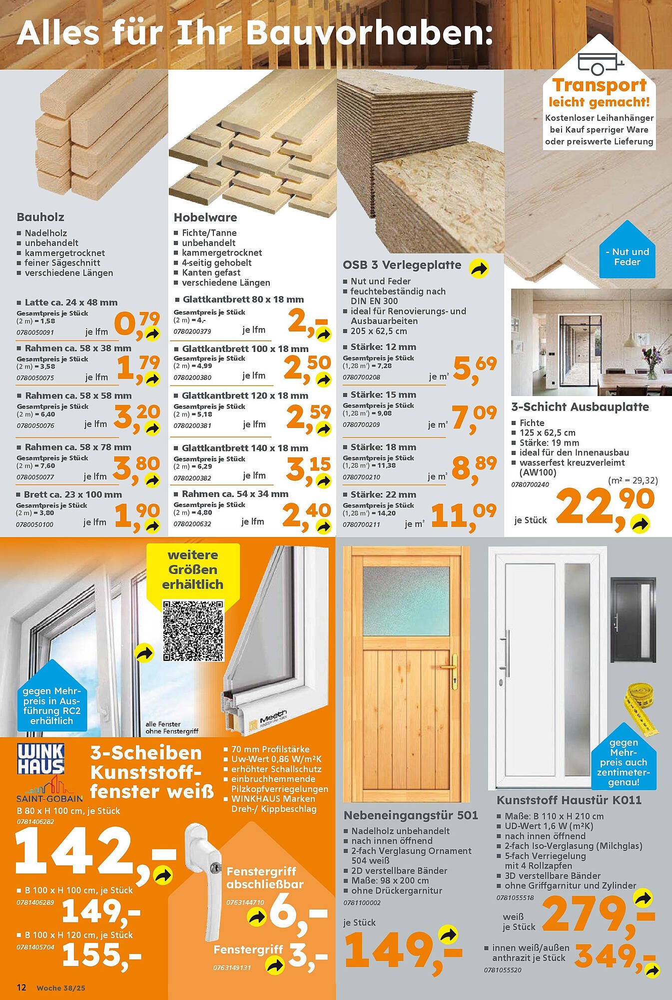 Globus Baumarkt Prospekt (2025-09-14 - 2025-09-20) | 12