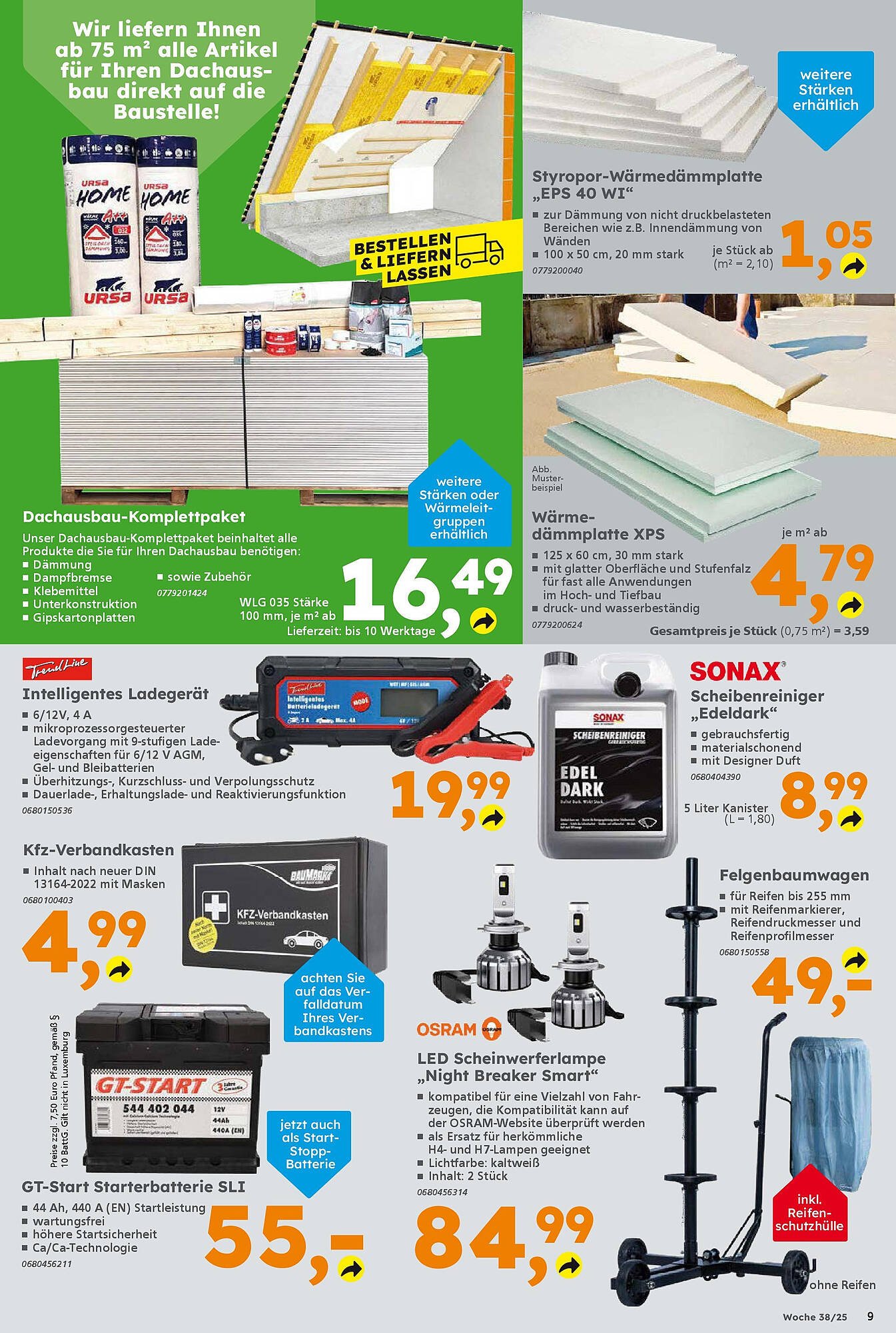 Globus Baumarkt Prospekt (2025-09-14 - 2025-09-20) | 9