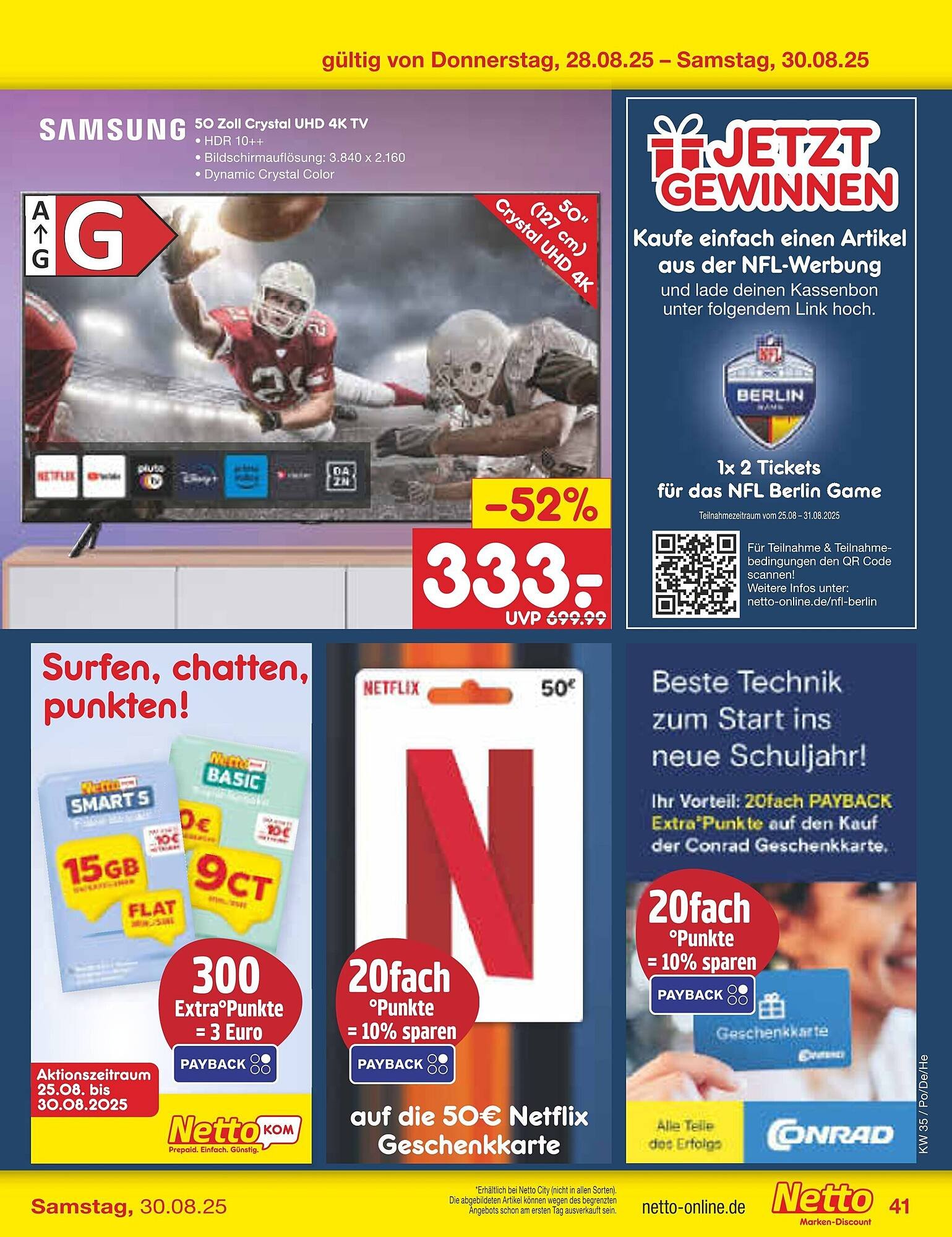 Netto Marken-Discount Prospekt (2025-08-25 - 2025-08-30) | 59