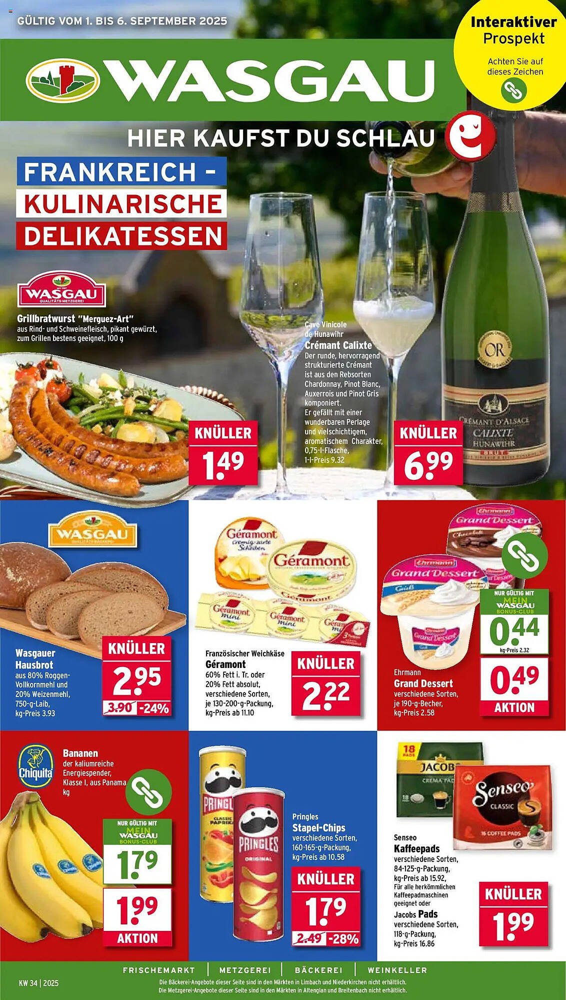 Wasgau Prospekt (2025-09-01 - 2025-09-06) | 1