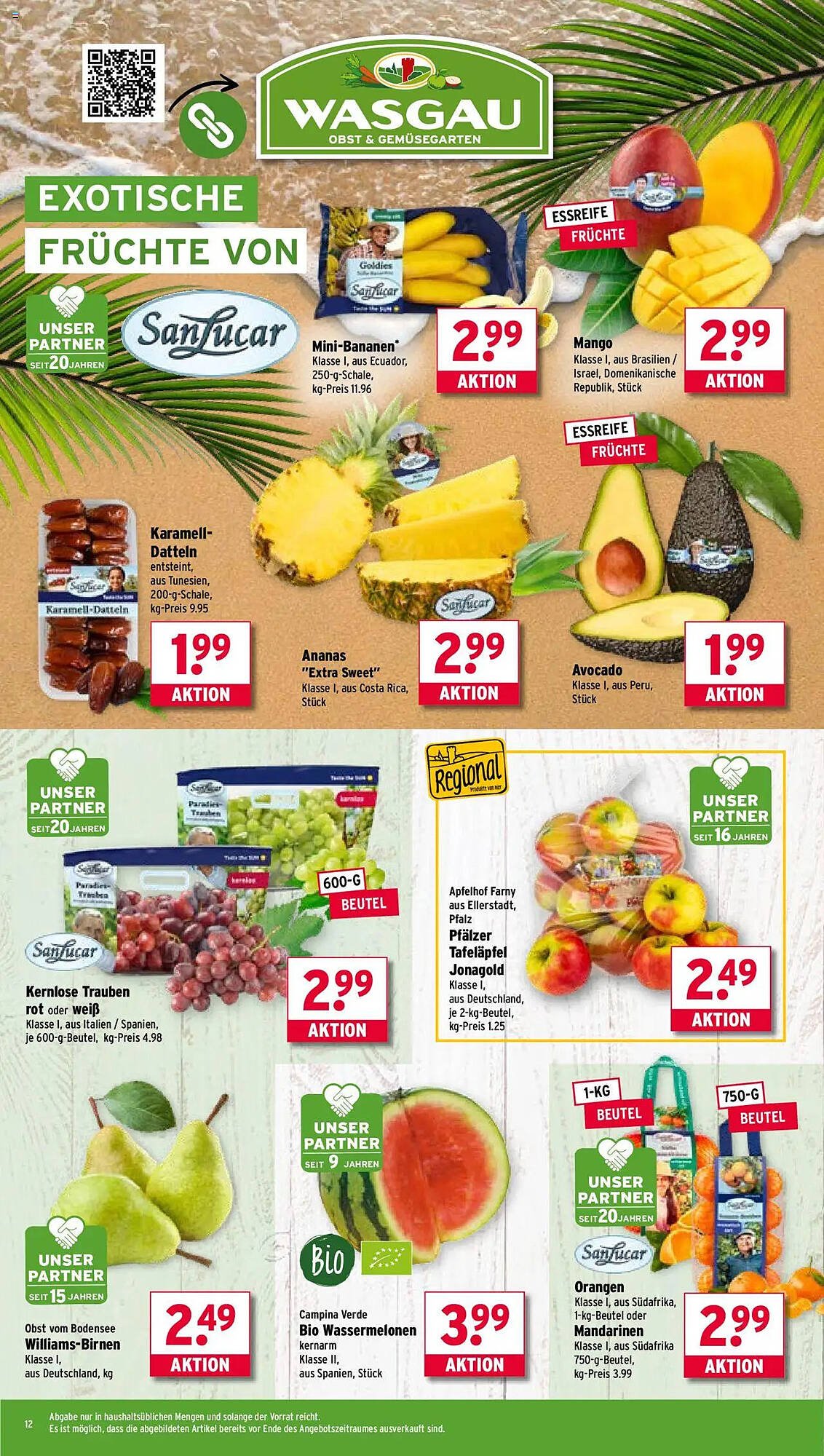 Wasgau Prospekt (2025-09-01 - 2025-09-06) | 12