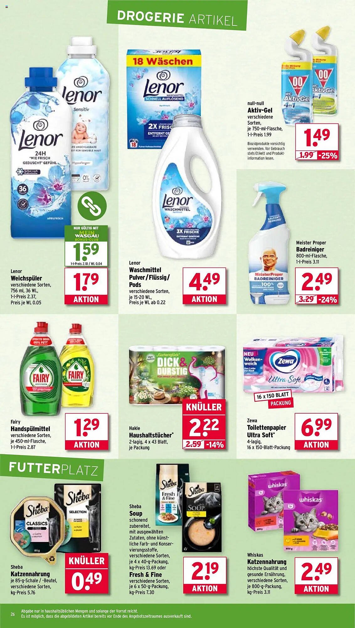 Wasgau Prospekt (2025-09-01 - 2025-09-06) | 26