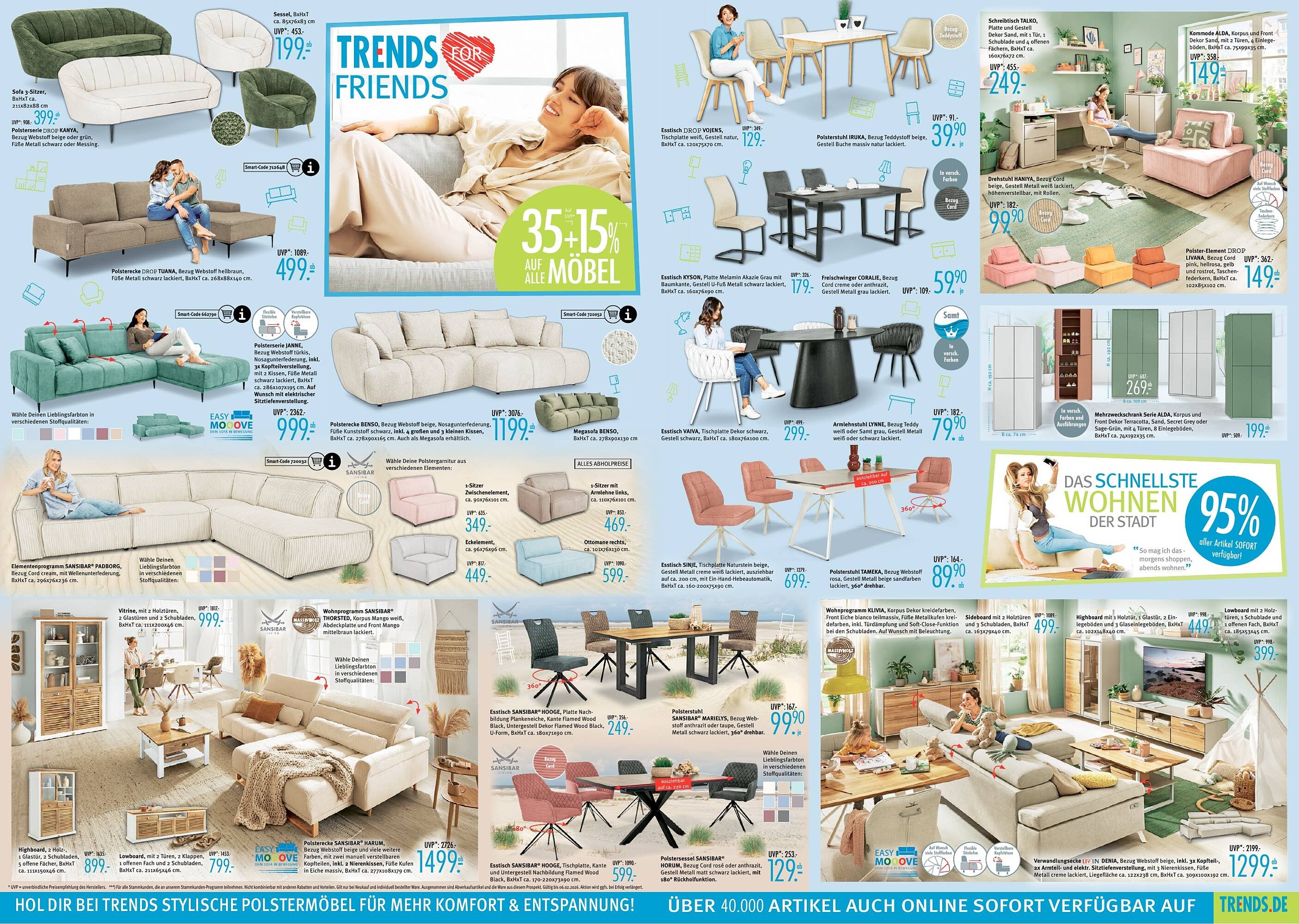 Trends Möbel Prospekt (2026-01-31 - 2026-02-06)