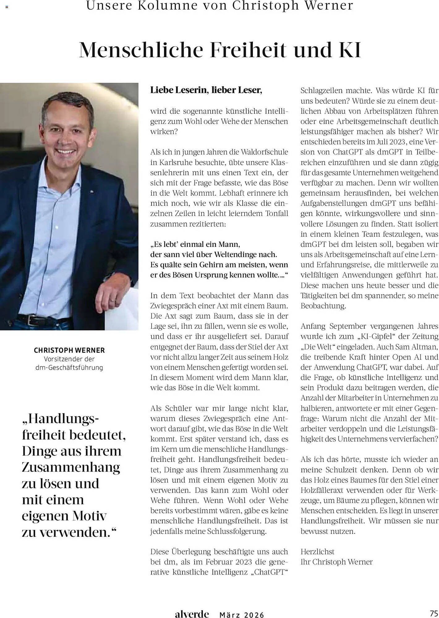 Dm drogerie Magazin (2026-03-01 - 2026-03-31)