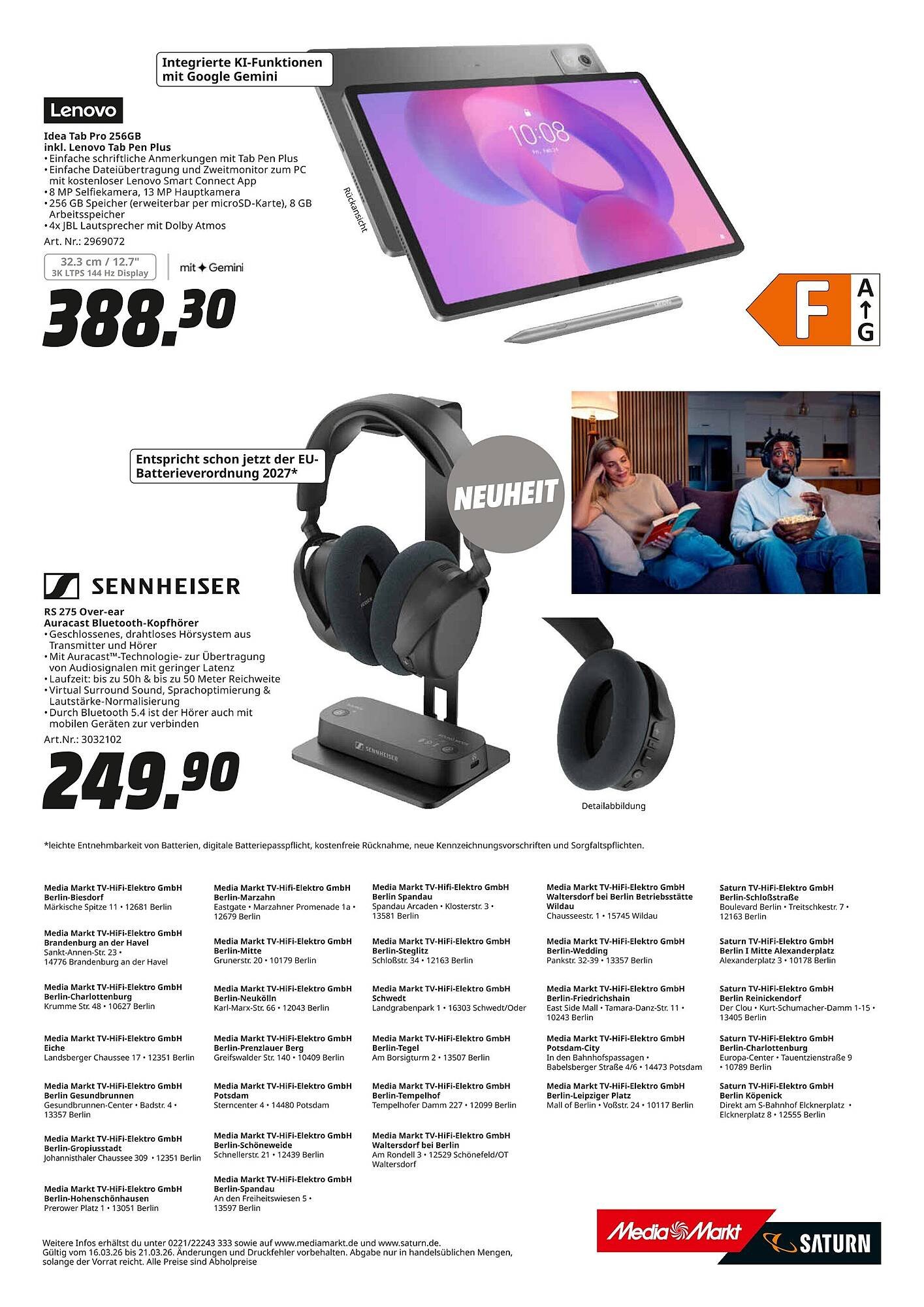 MediaMarkt Prospekt (2026-03-16 - 2026-03-21)