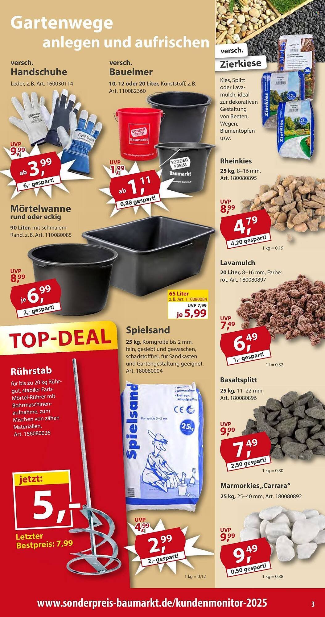 Sonderpreis Baumarkt Prospekt