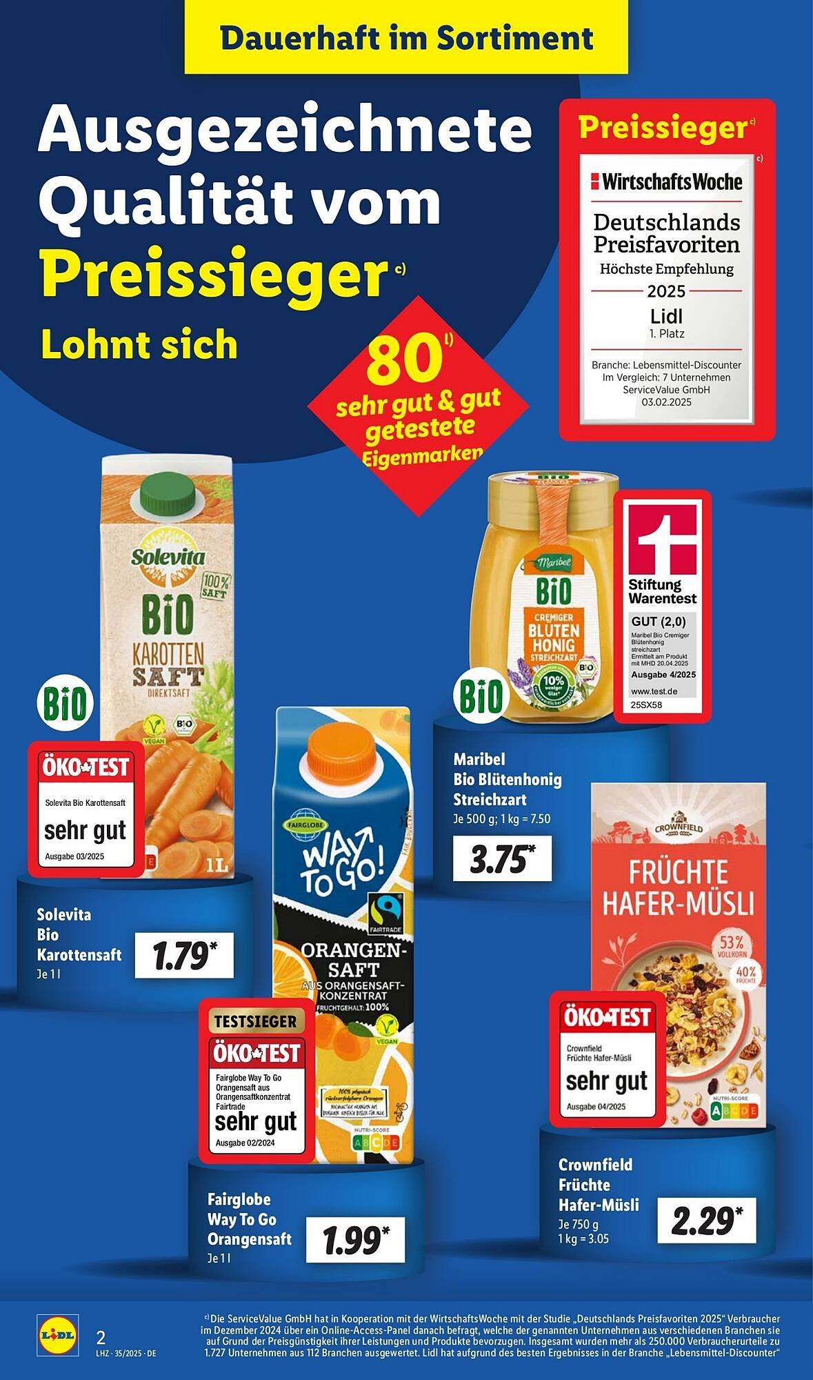 Lidl Prospekt (2025-08-25 - 2025-08-30) | 2