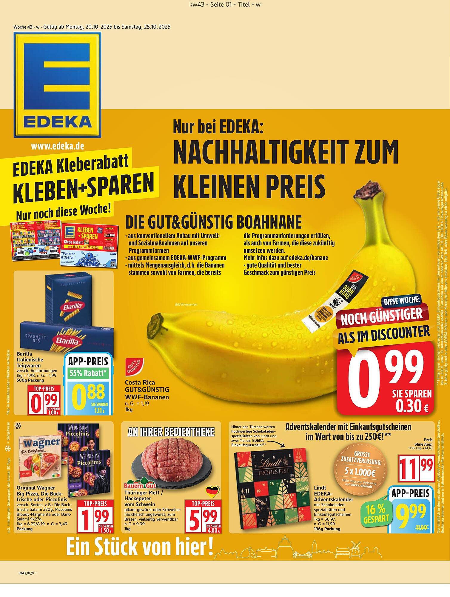Edeka Prospekt (2025-10-20 - 2025-10-25) | 1