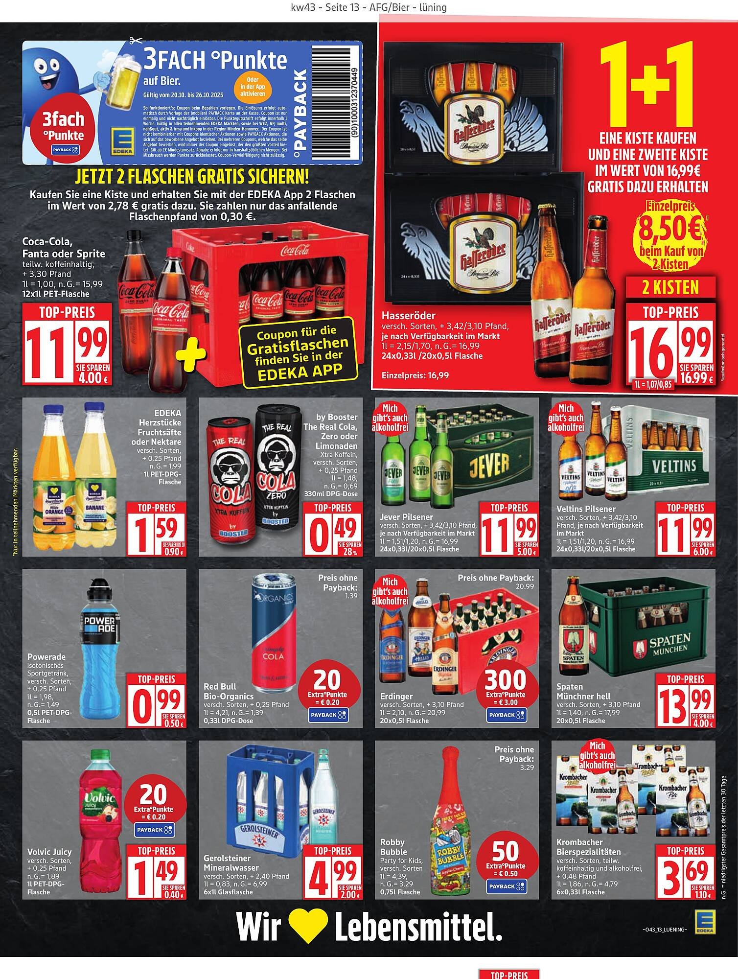 Edeka Prospekt (2025-10-20 - 2025-10-25) | 13