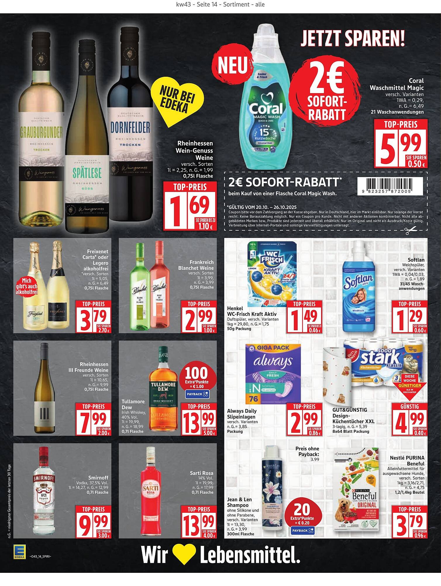 Edeka Prospekt (2025-10-20 - 2025-10-25) | 14