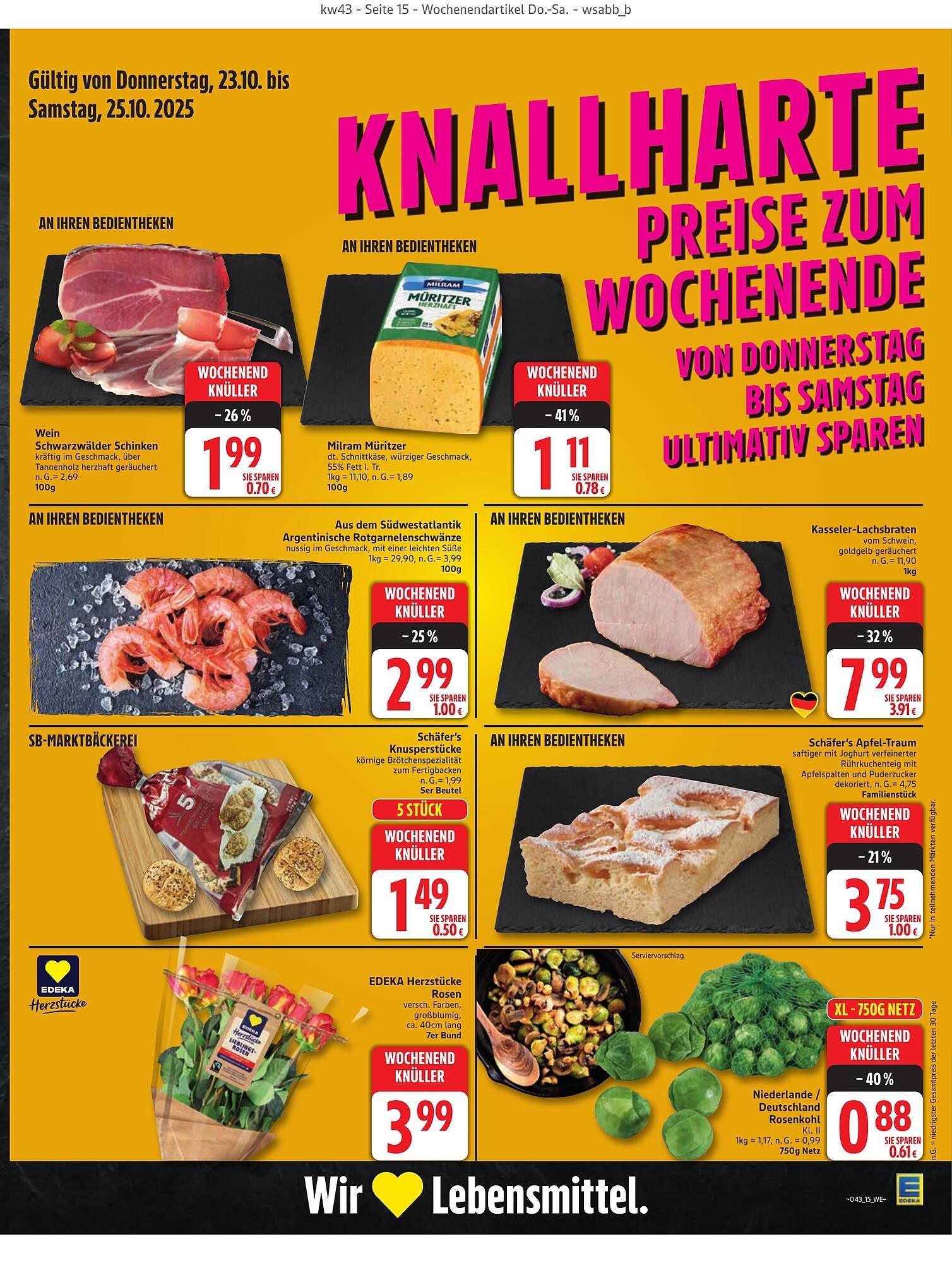 Edeka Prospekt (2025-10-20 - 2025-10-25) | 15