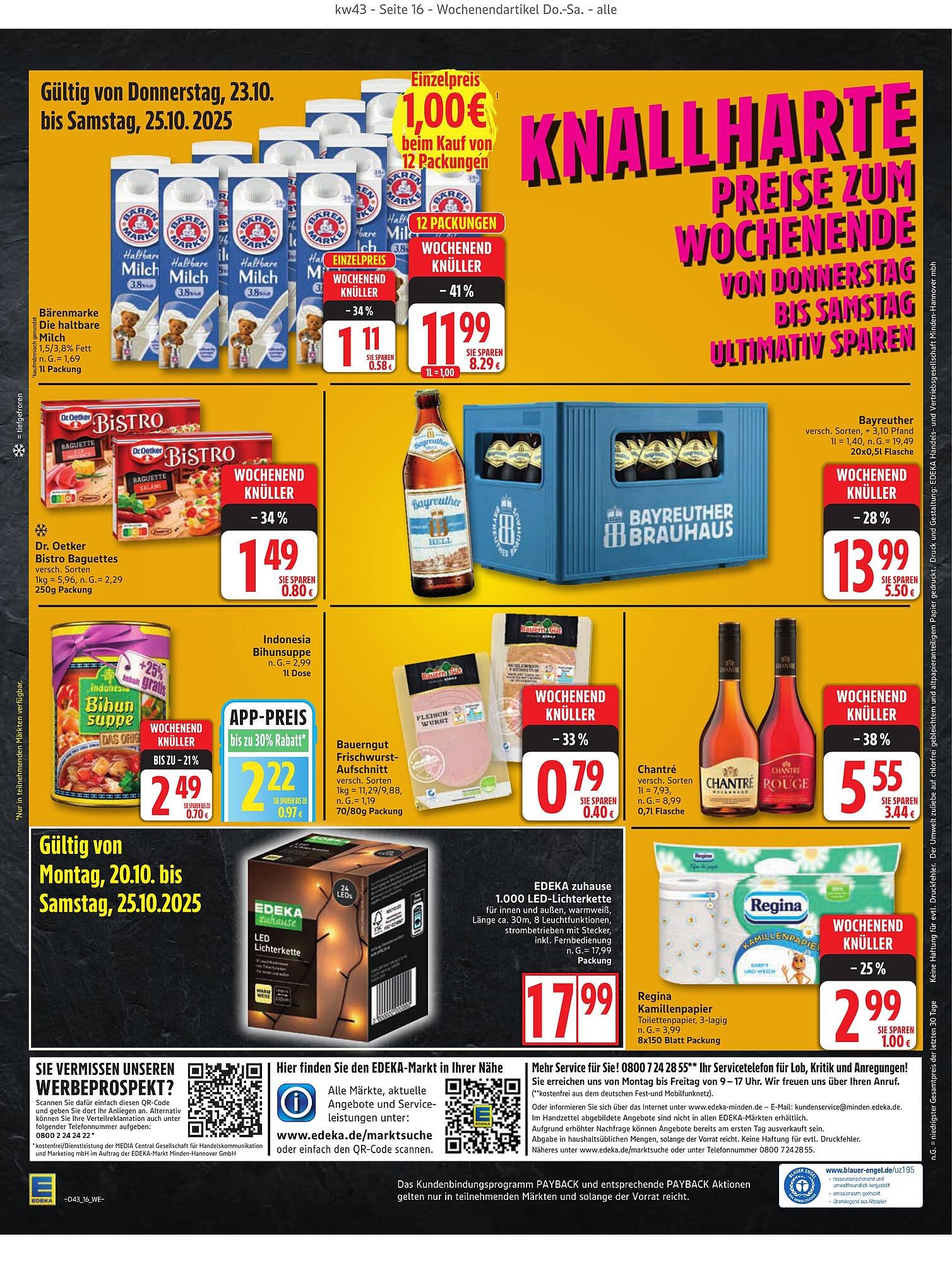 Edeka Prospekt (2025-10-20 - 2025-10-25) | 16