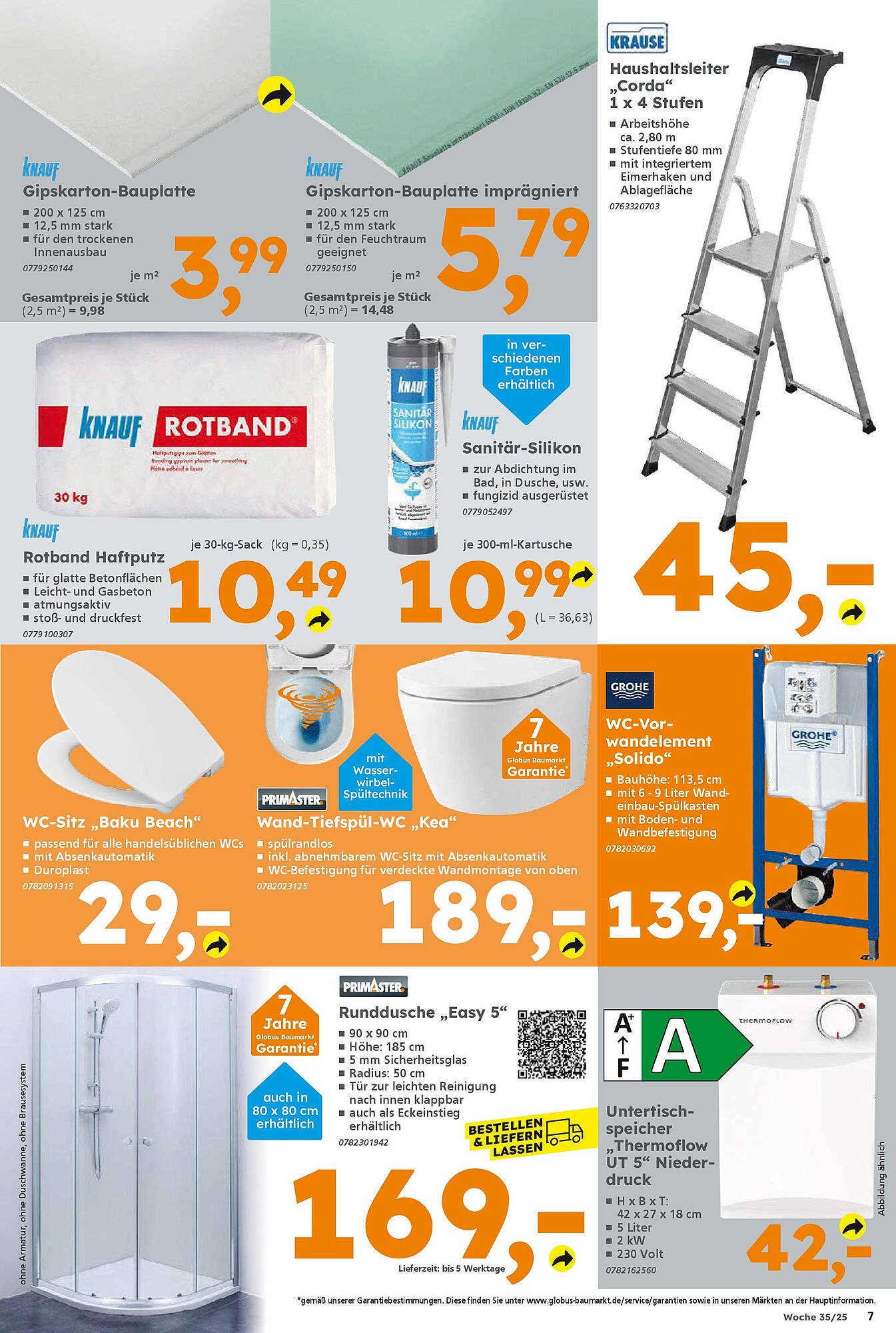 Globus Baumarkt Prospekt (2025-08-24 - 2025-08-30) | 7