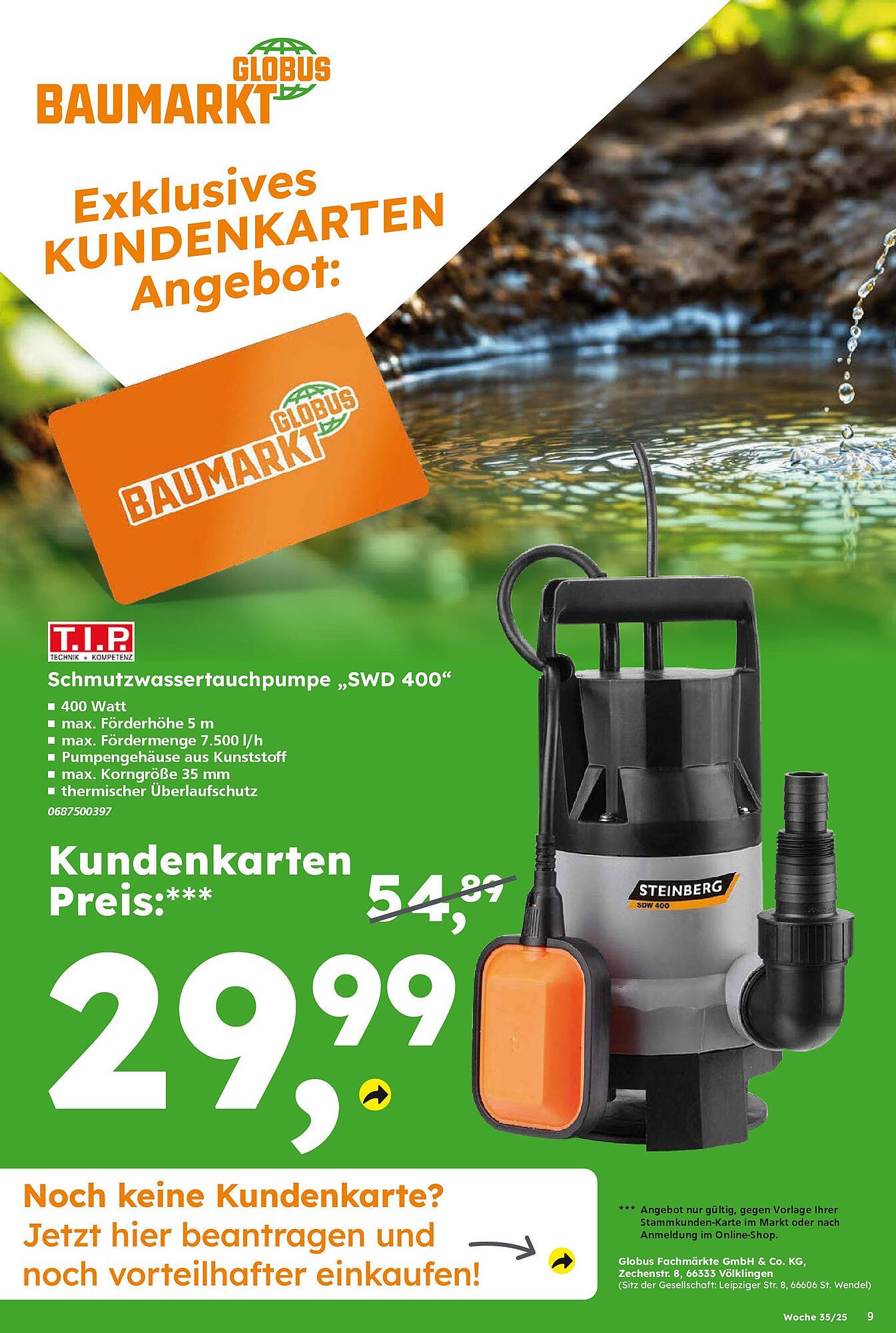 Globus Baumarkt Prospekt (2025-08-24 - 2025-08-30) | 10