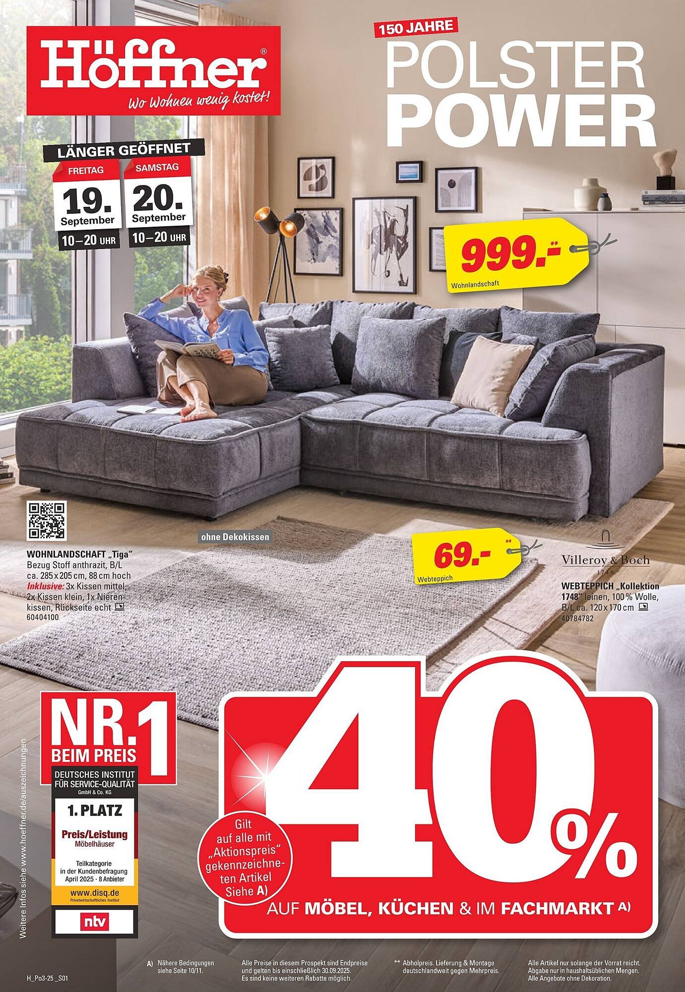 Höffner Prospekt (2025-09-17 - 2025-09-30) | 1